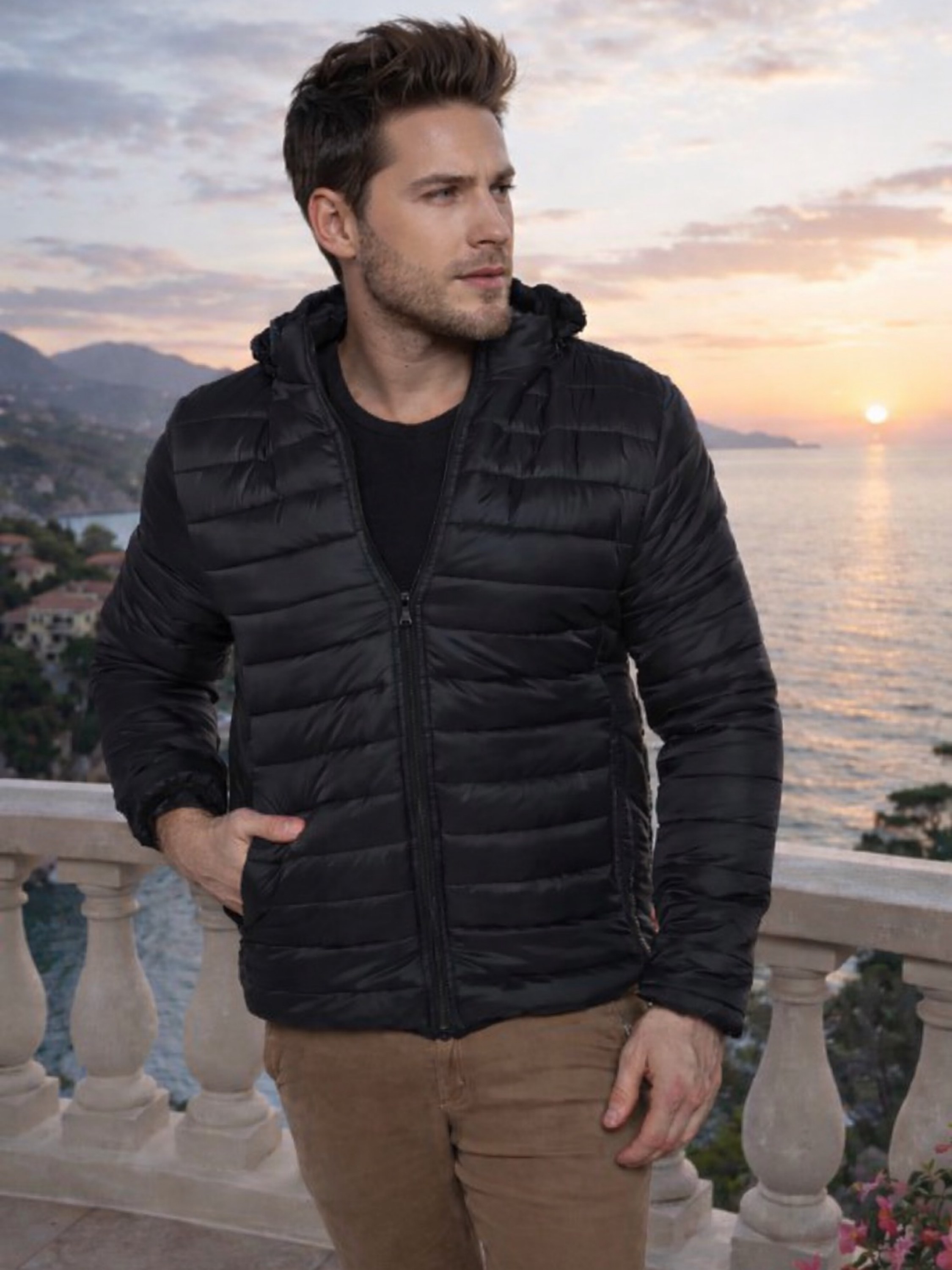 Jaqueta gominho forrada masculina