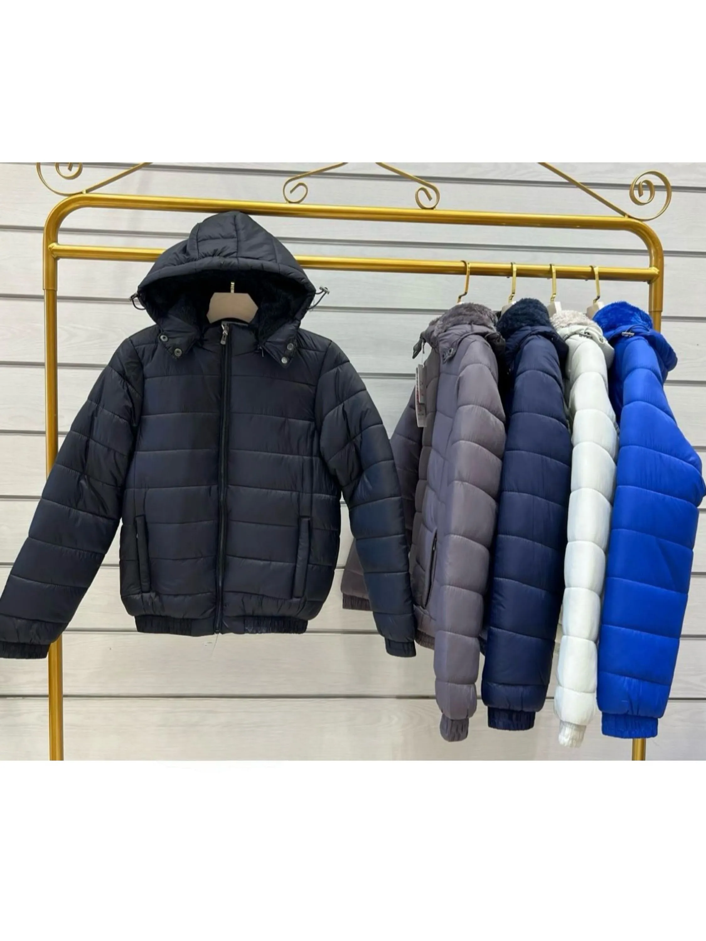 Jaqueta nylon forrada infantil menino
