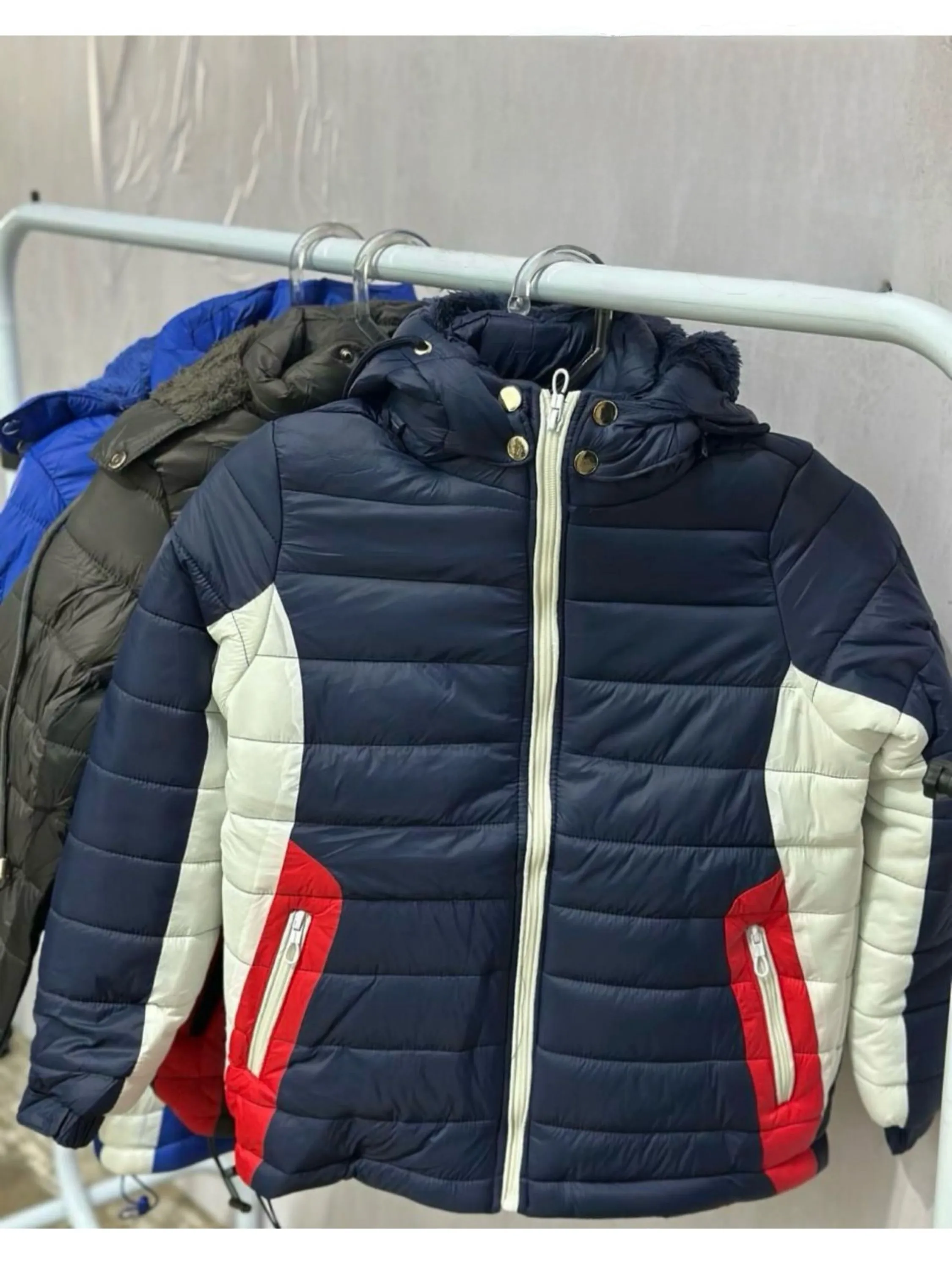 Jaqueta nylon forrada infantil menino