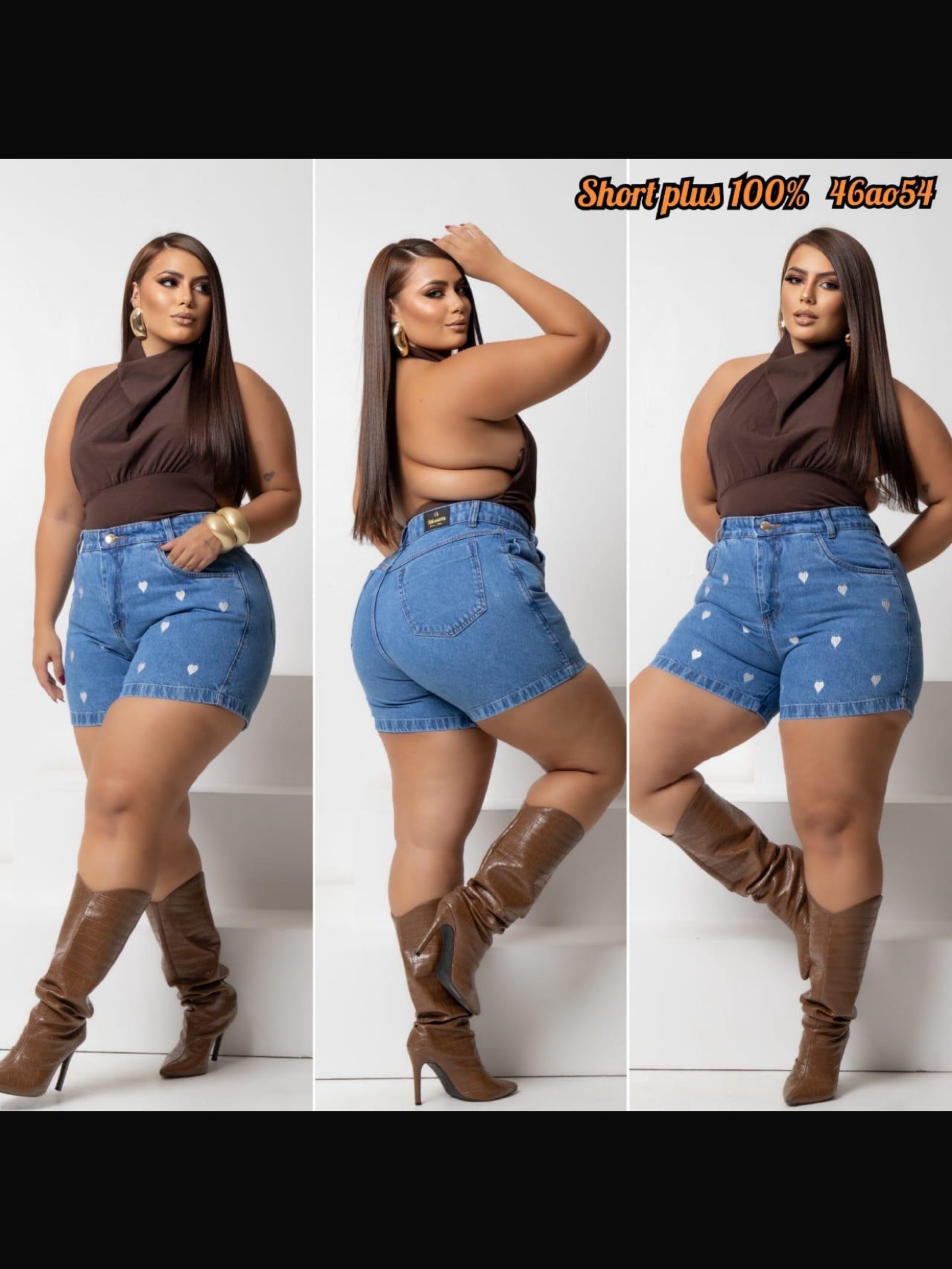 Short 100% plus size