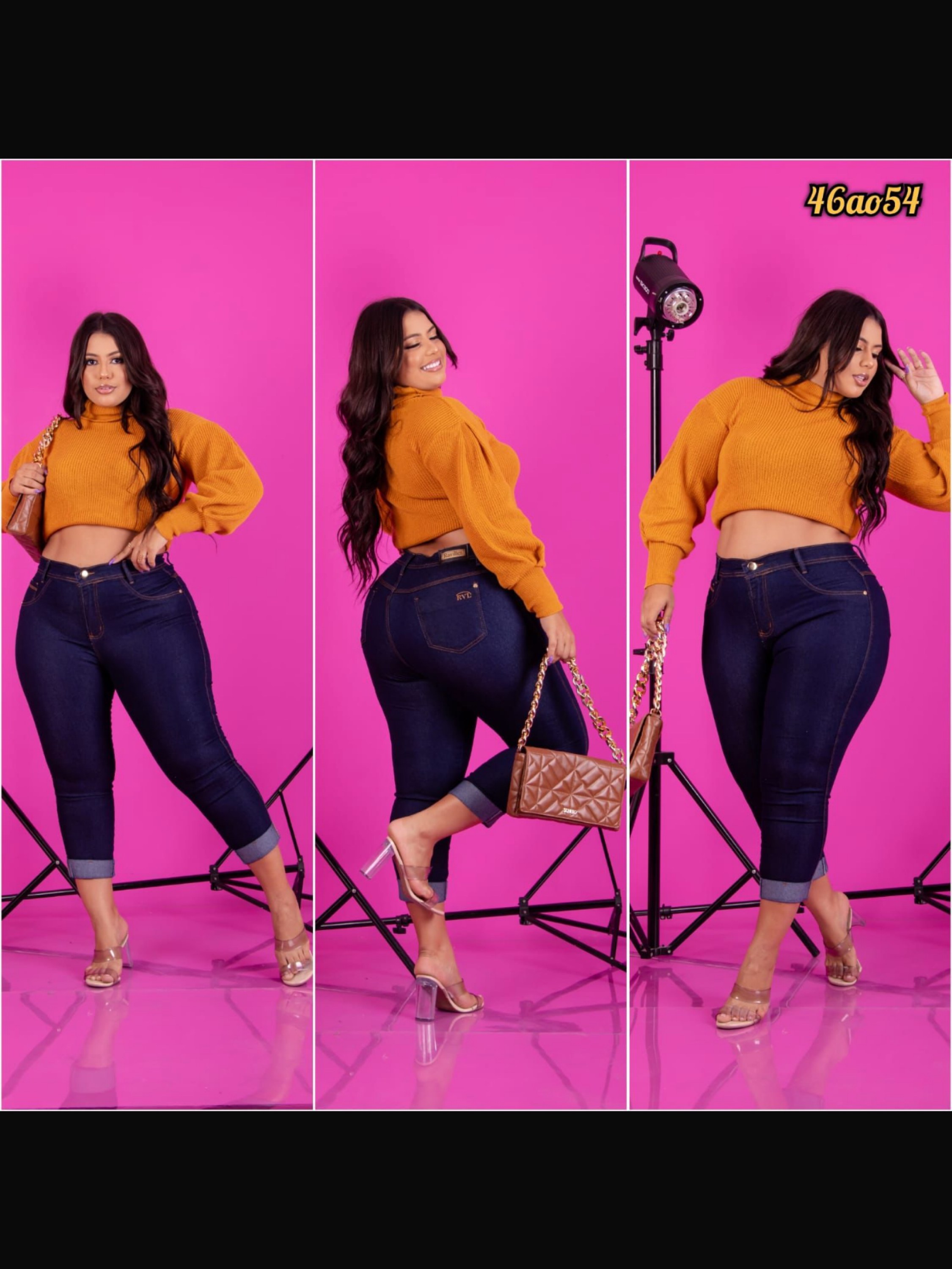 Calça Capri plus size