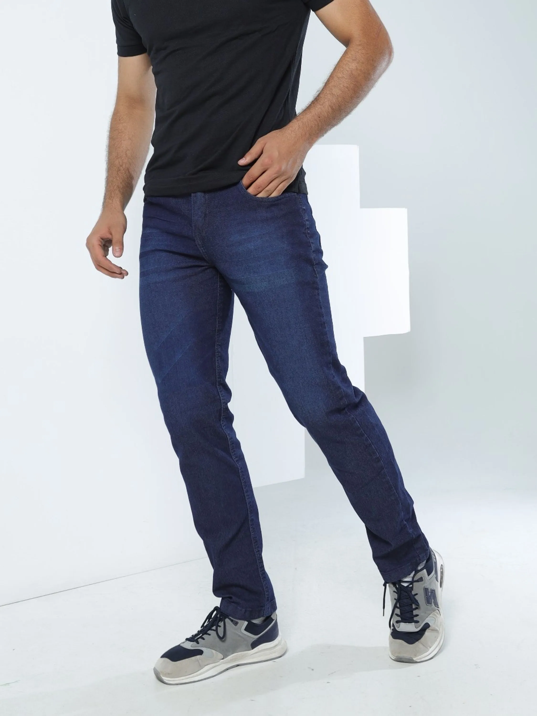 Calça jeans masculina Slim