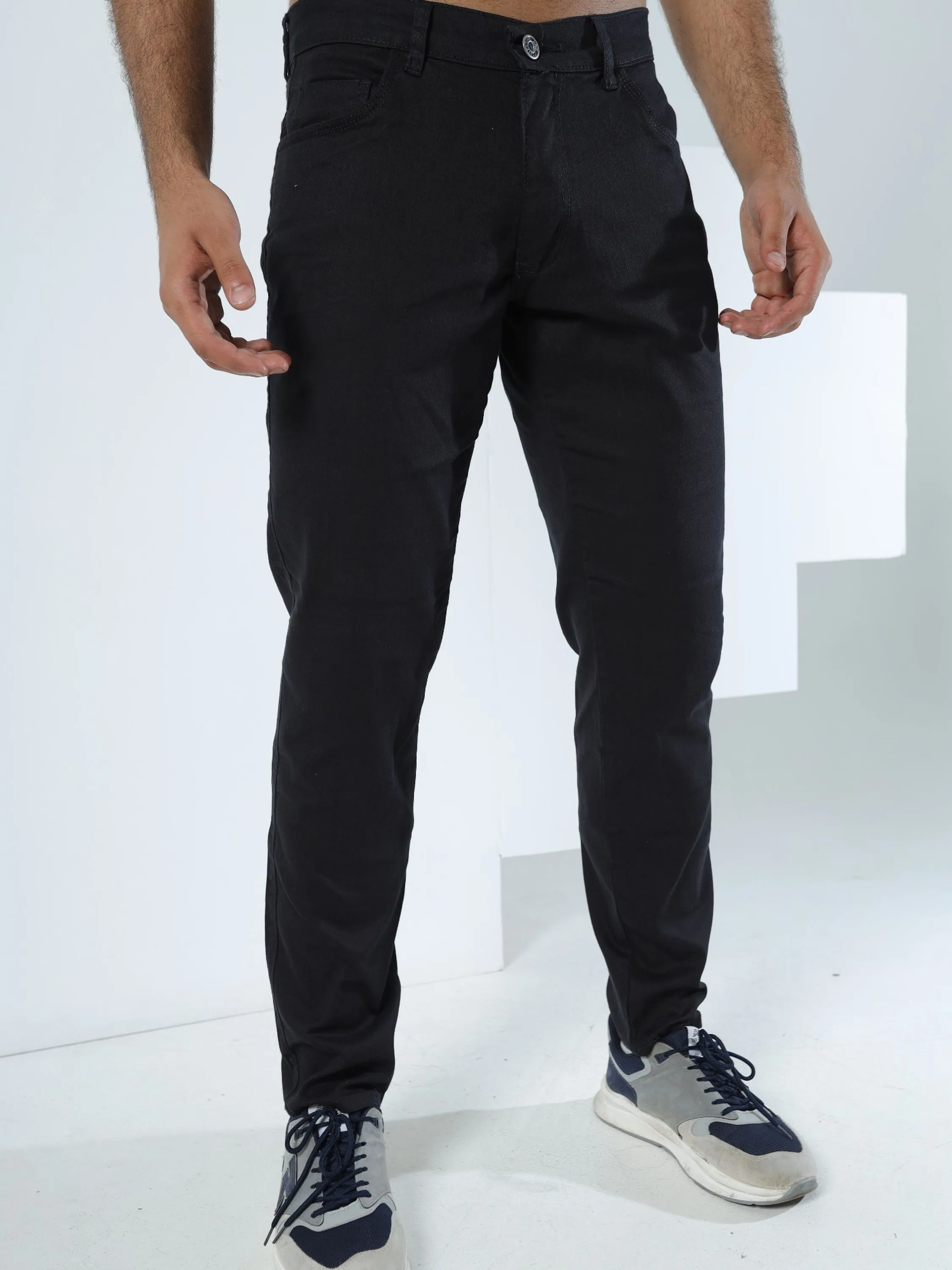 Calça masculina sarja estilo social