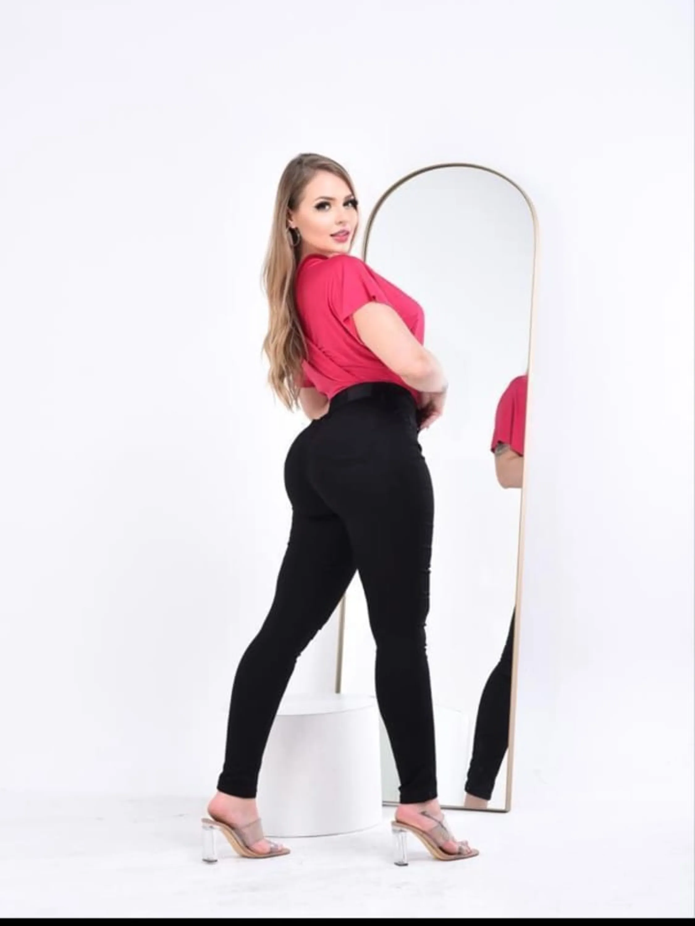 Calça jeans skinny Preta