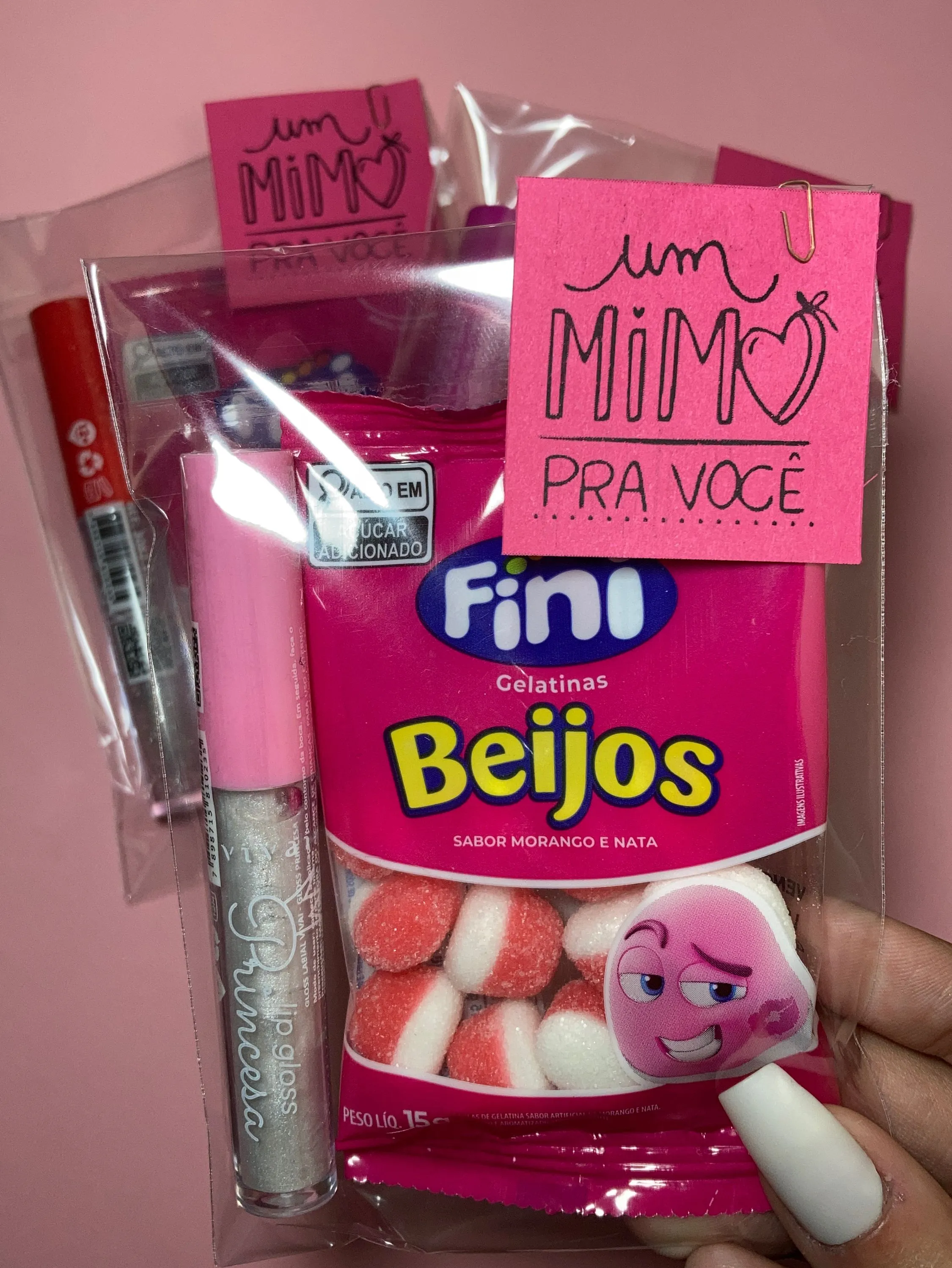 Kit c/10 Mimo Gloss Vivai + Fini Beijos 15g - Naluna Modas