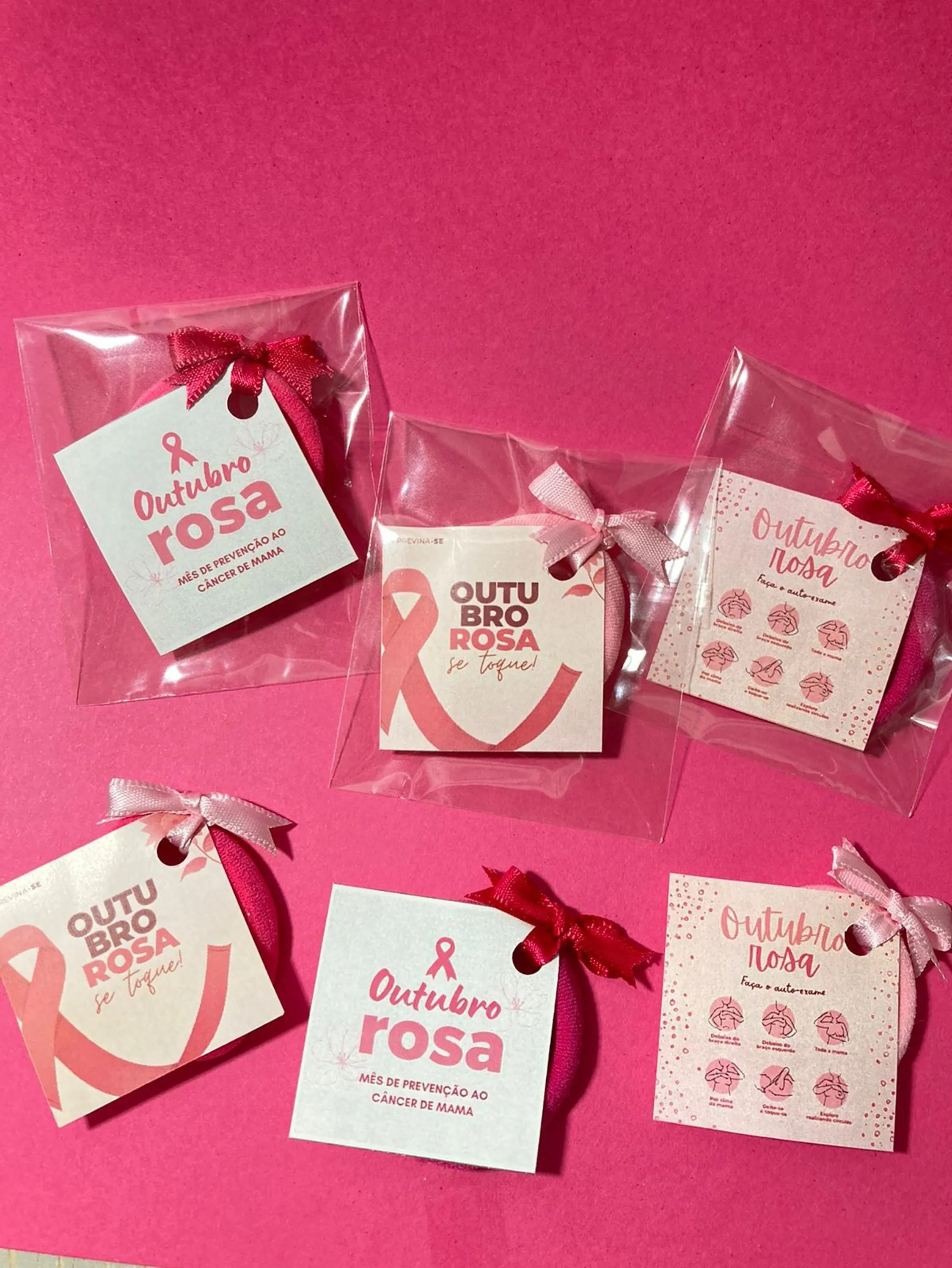 kit 10 MImos Xuxinha Outubro Rosa - Naluna Modas