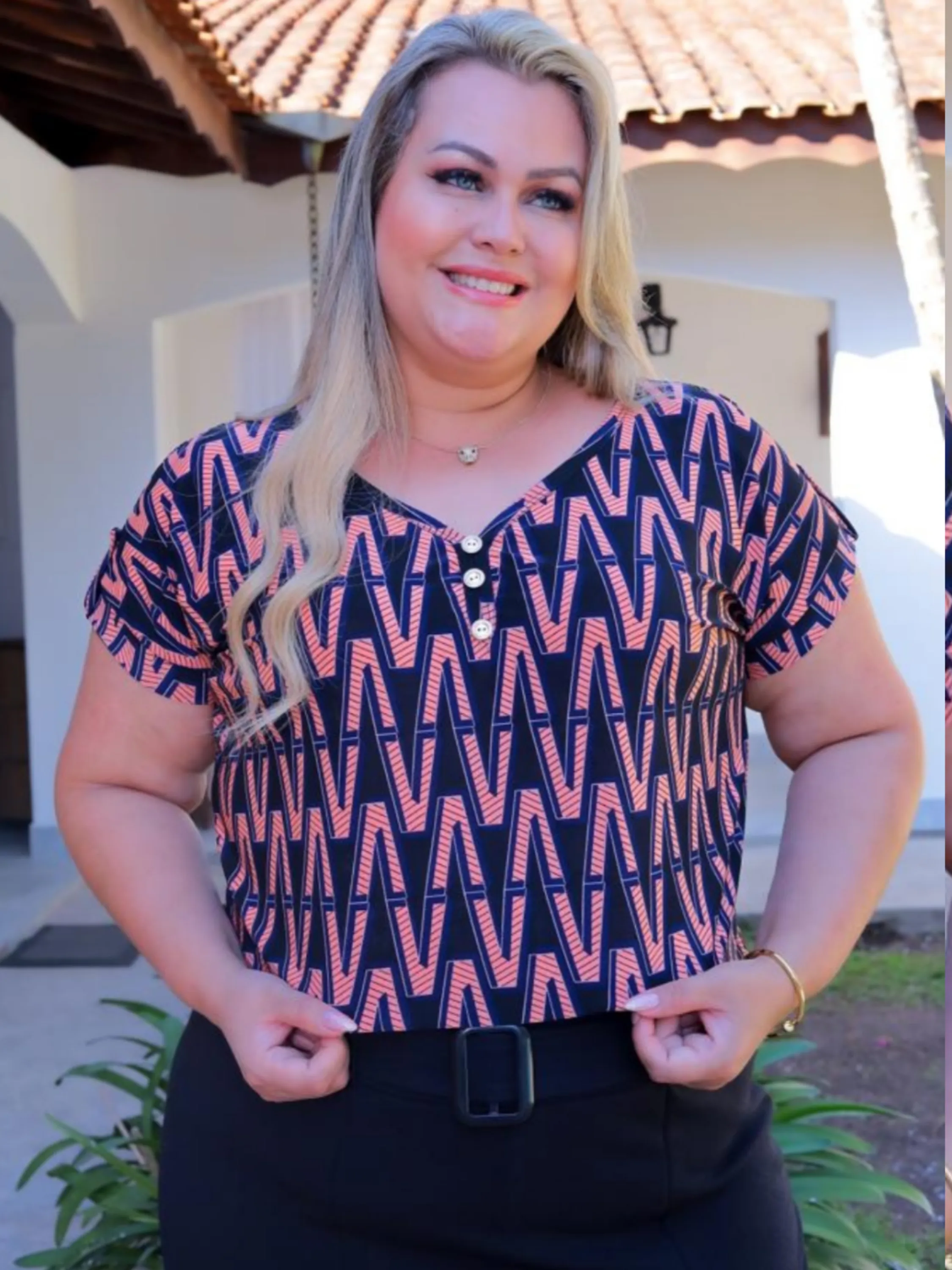 Blusa 3 Botões