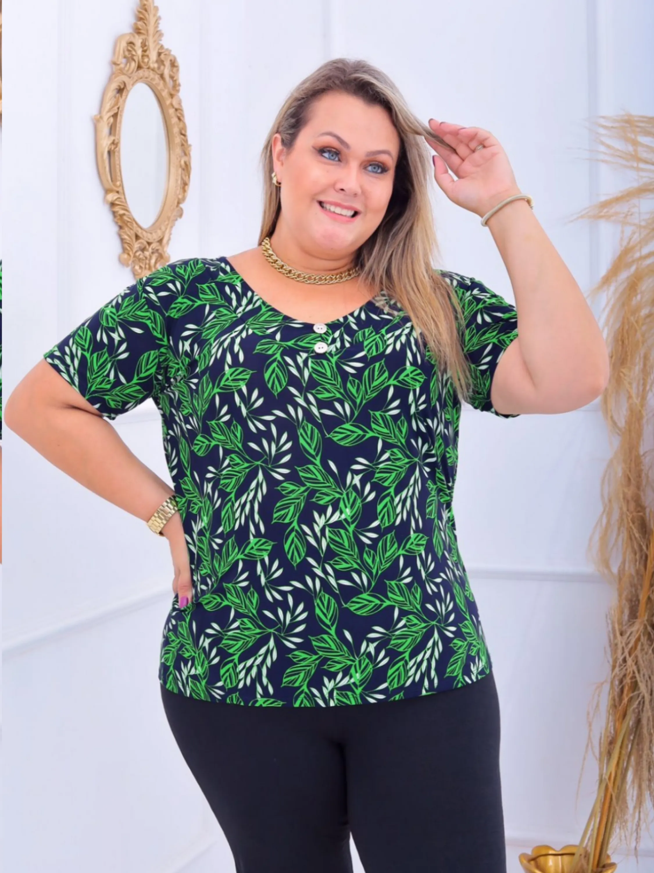 Blusa Canoa 2 Botões