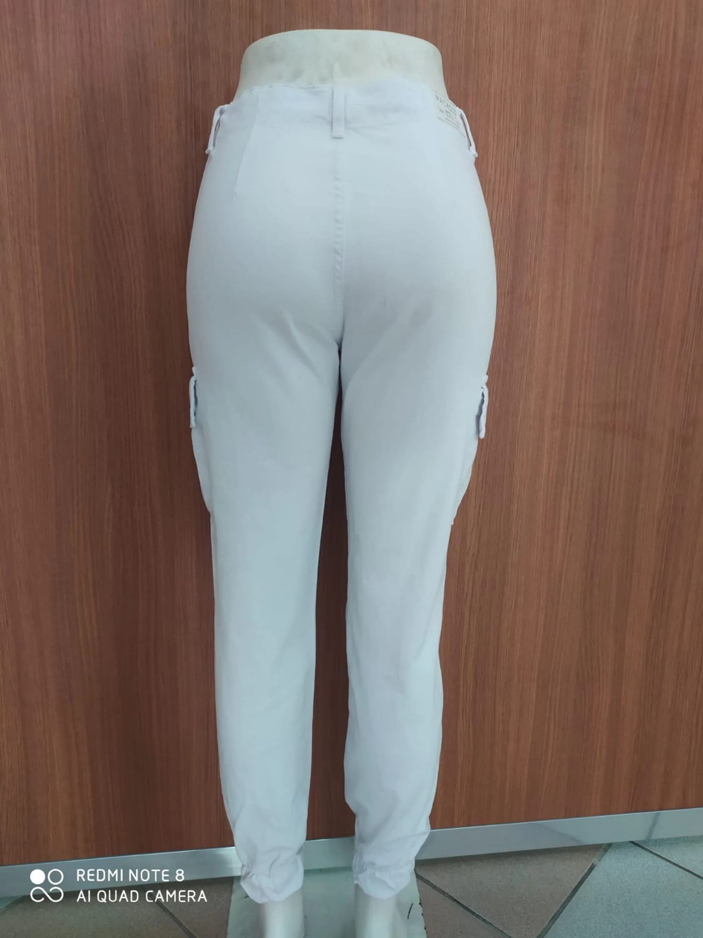 Calça Fem. Cargo Branca