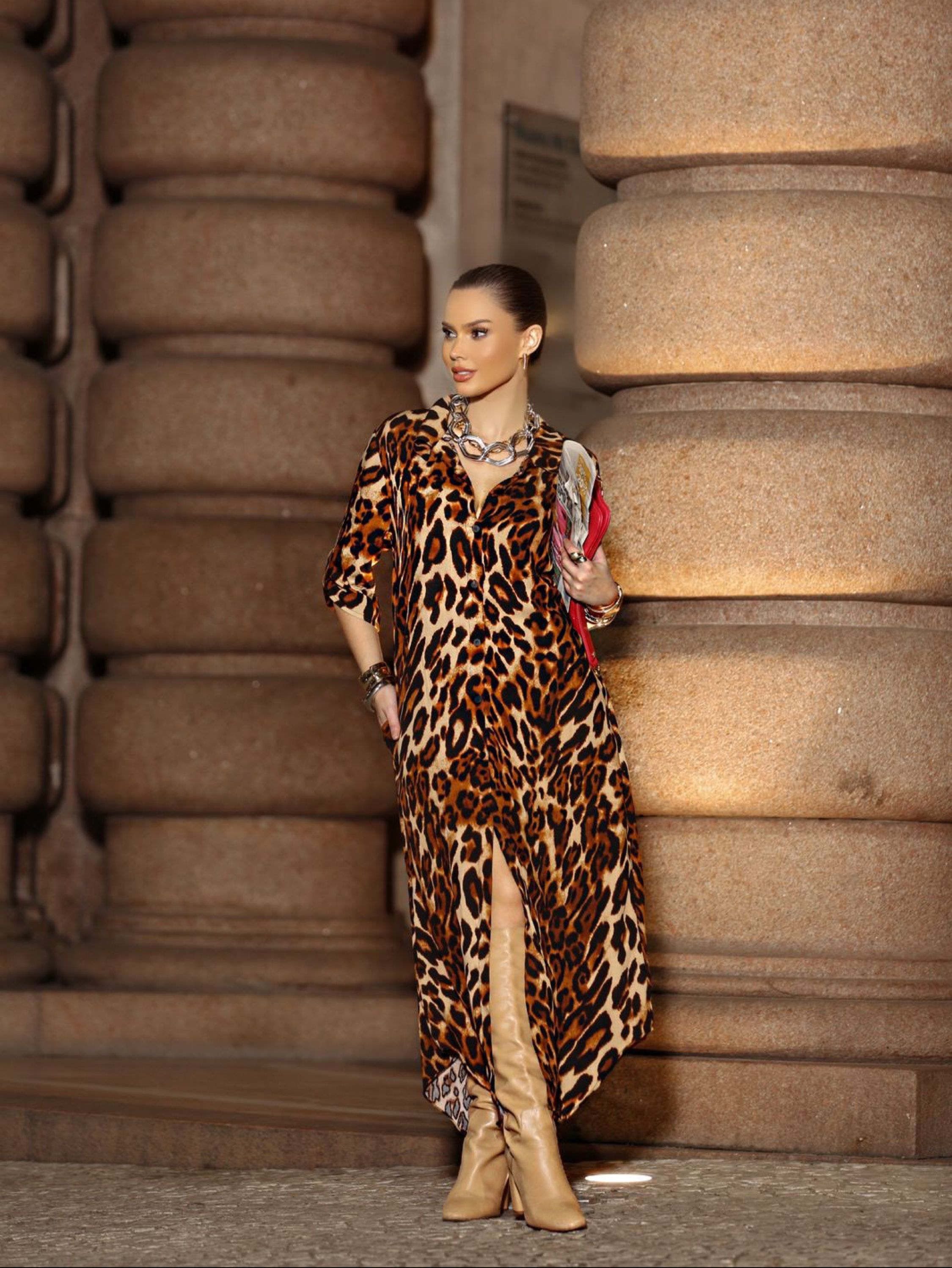 Chemise Margo Animal Print