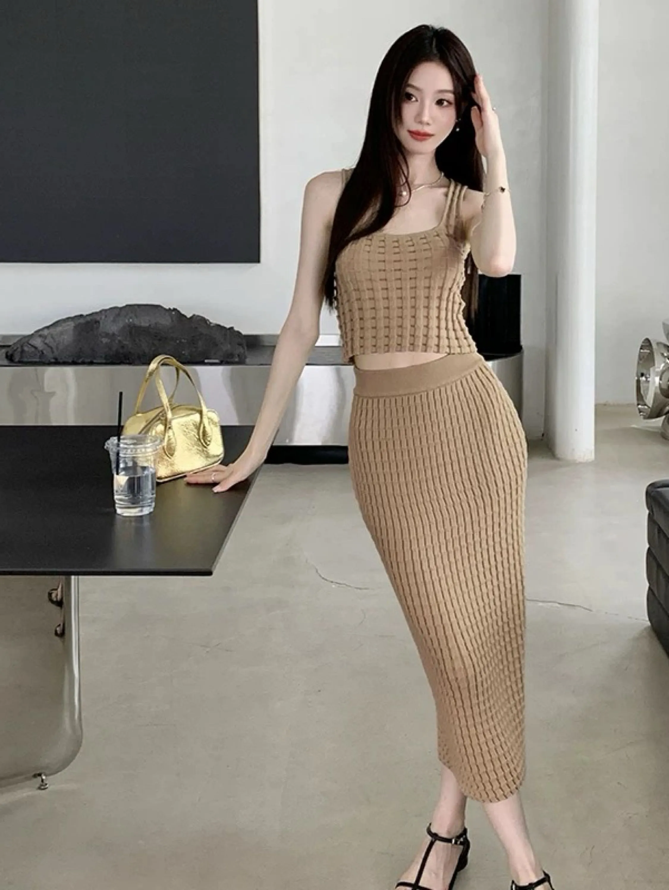 Conjunto Saia Feminina(fábrica da China)