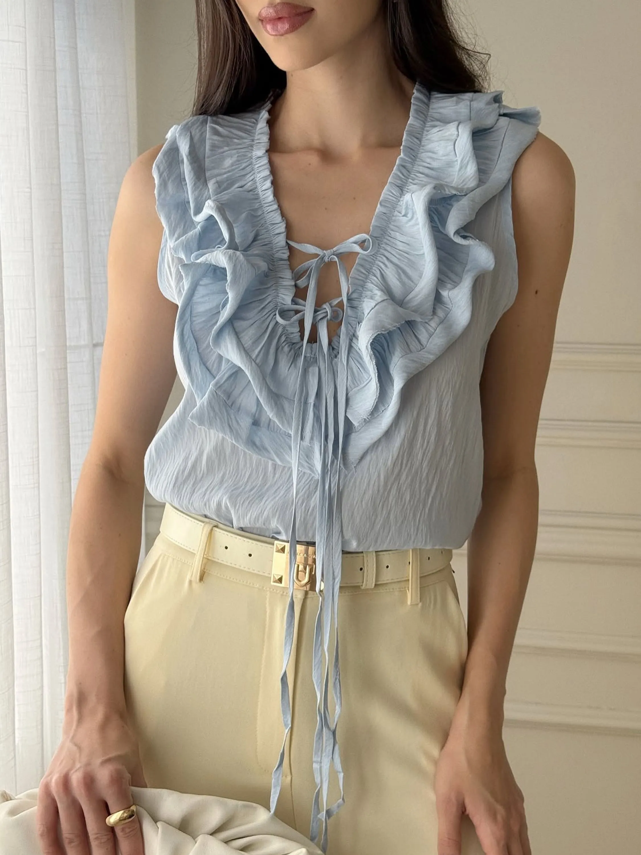 Blusa babado feminino