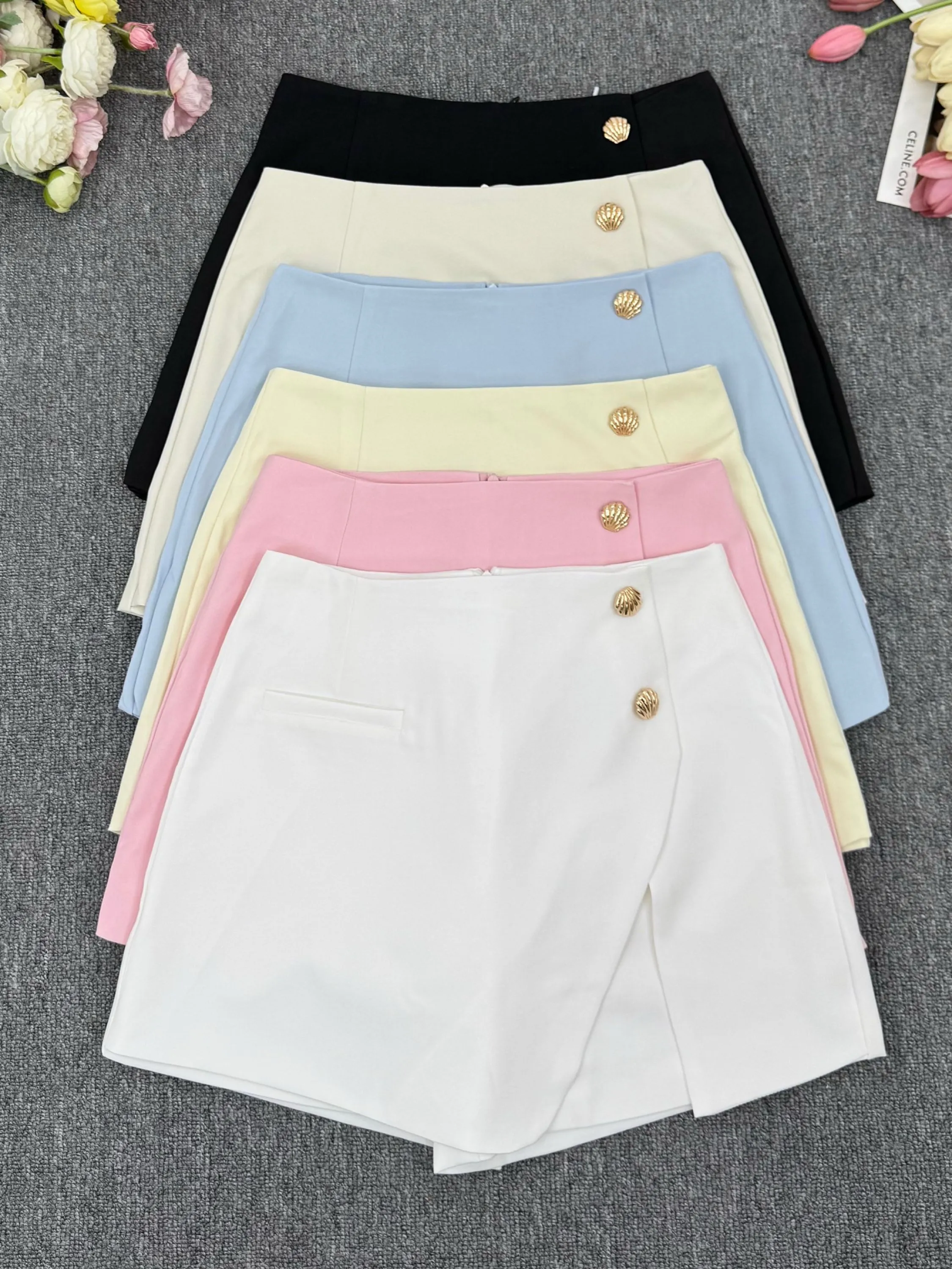 Short saia feminina