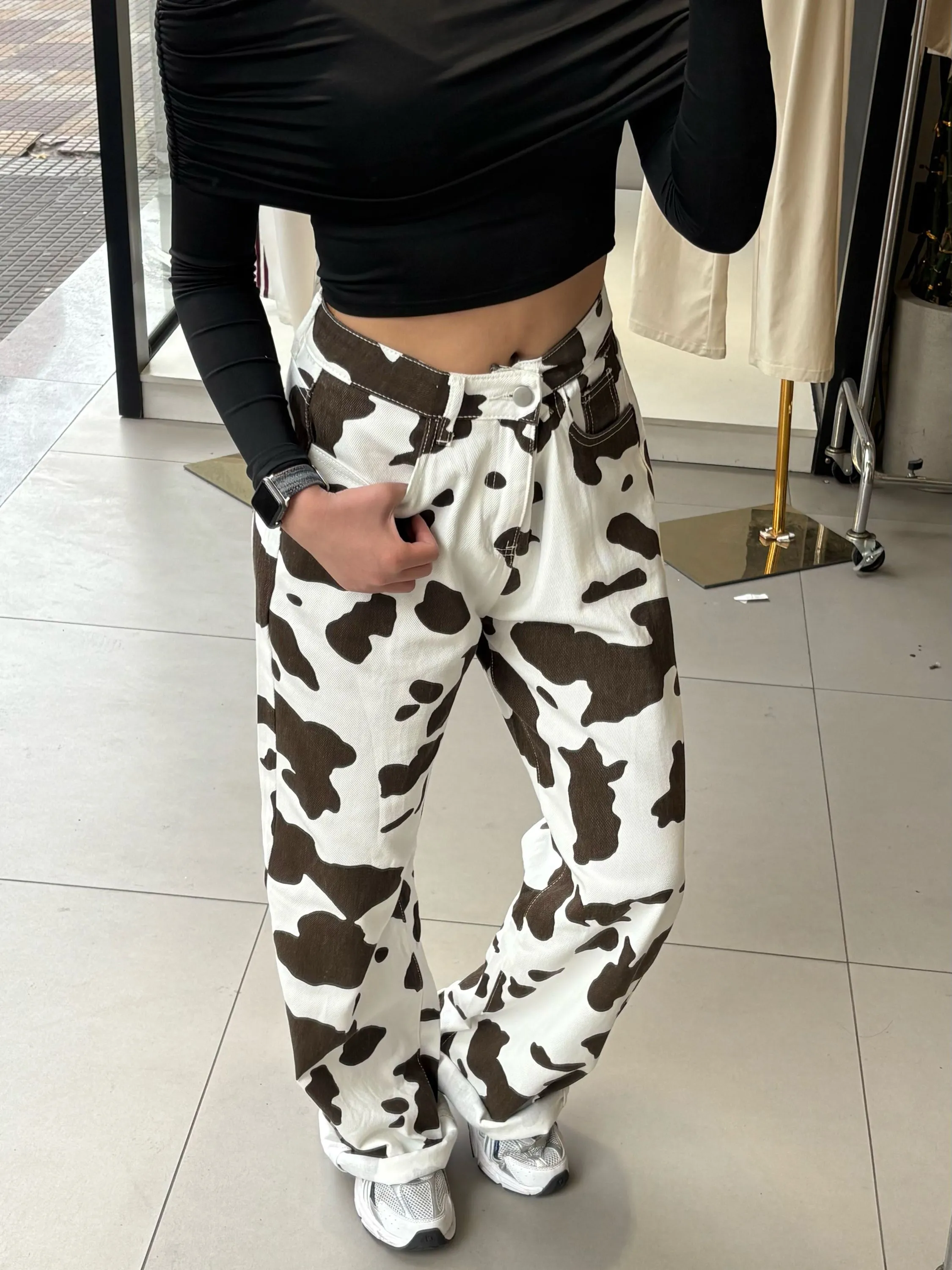 Calça sarja feminina