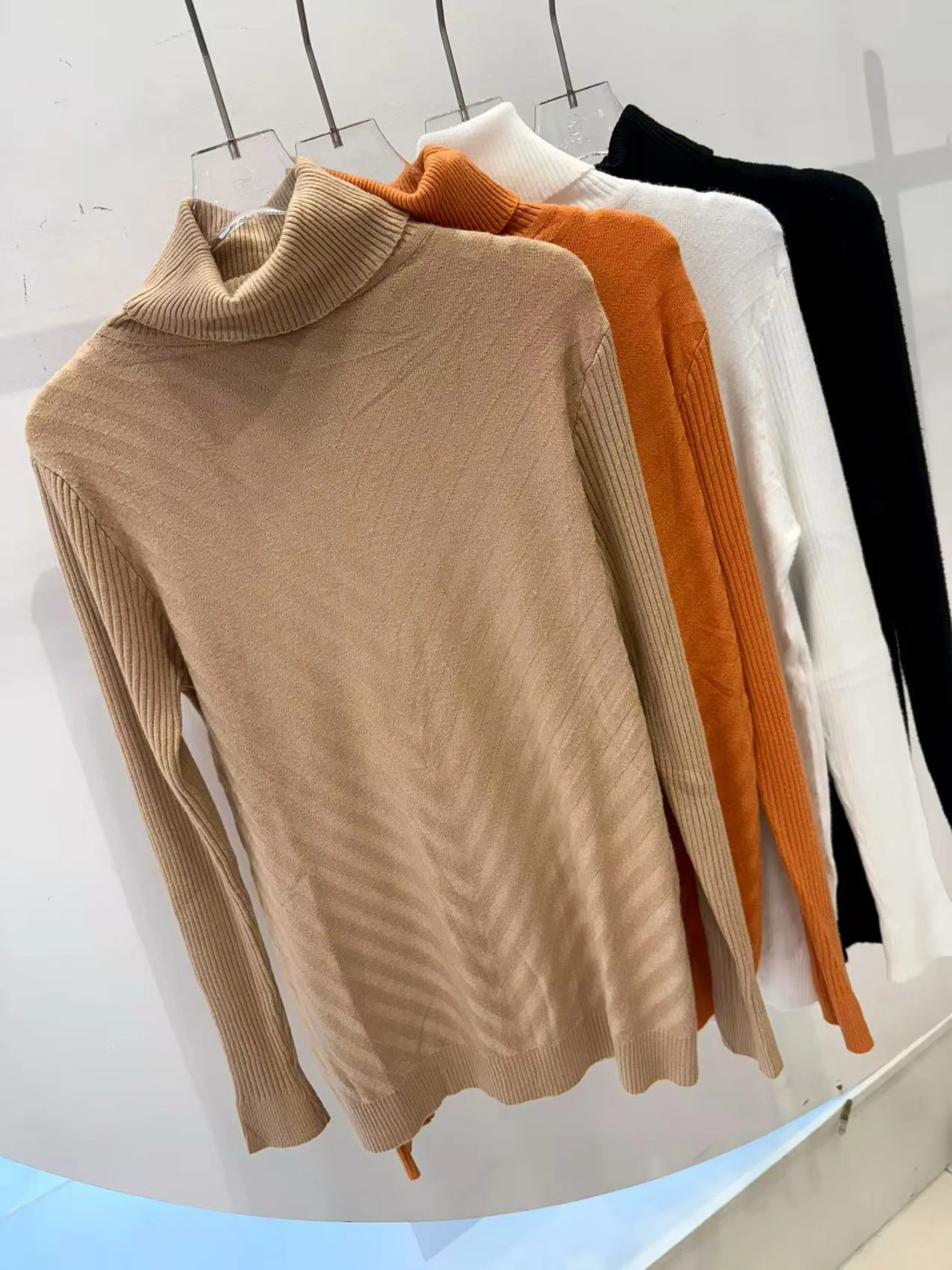 Blusa modal feminina gola alta