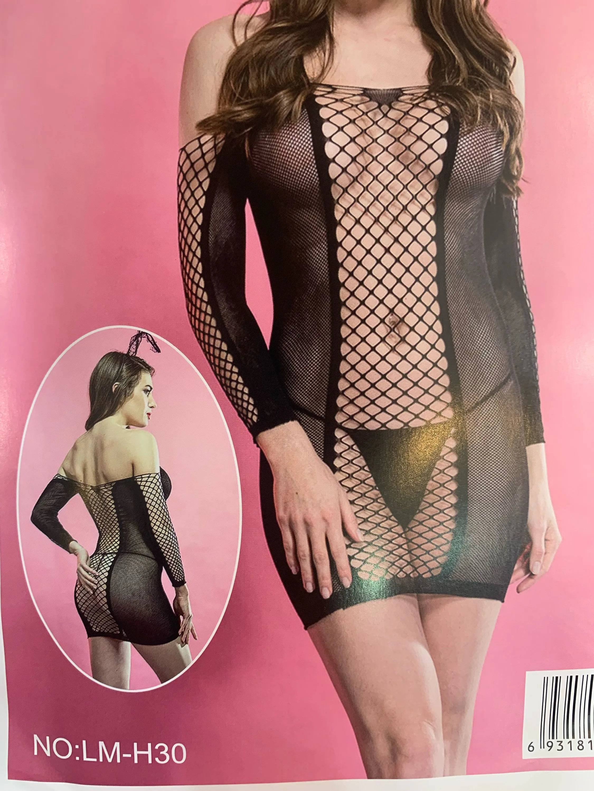 Macacão  Sexy body vestido telinha  (NO:LM-H30) tendência  gringavesti até 46