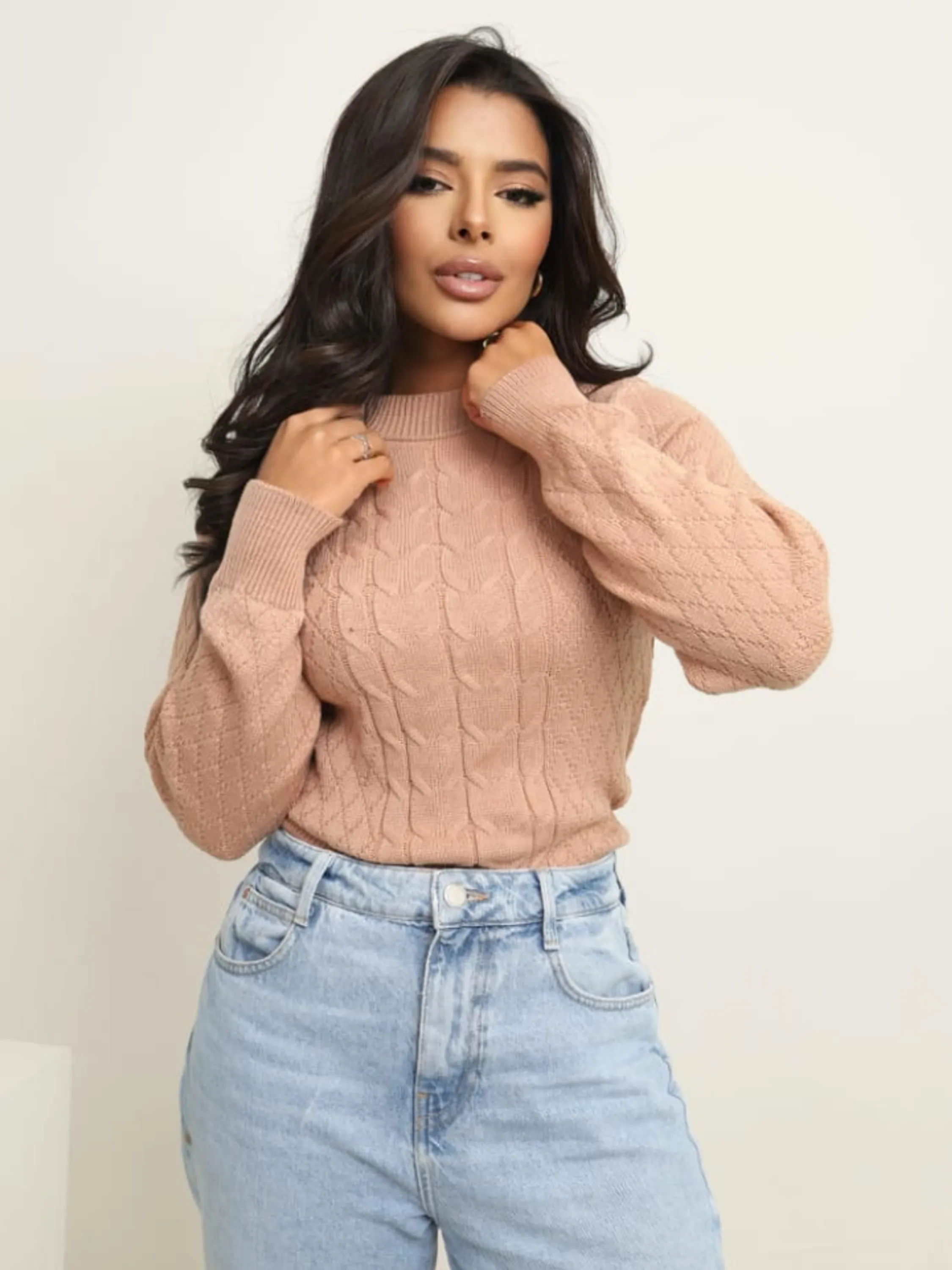 Blusa feminina tamanho único veste até 44 (107)