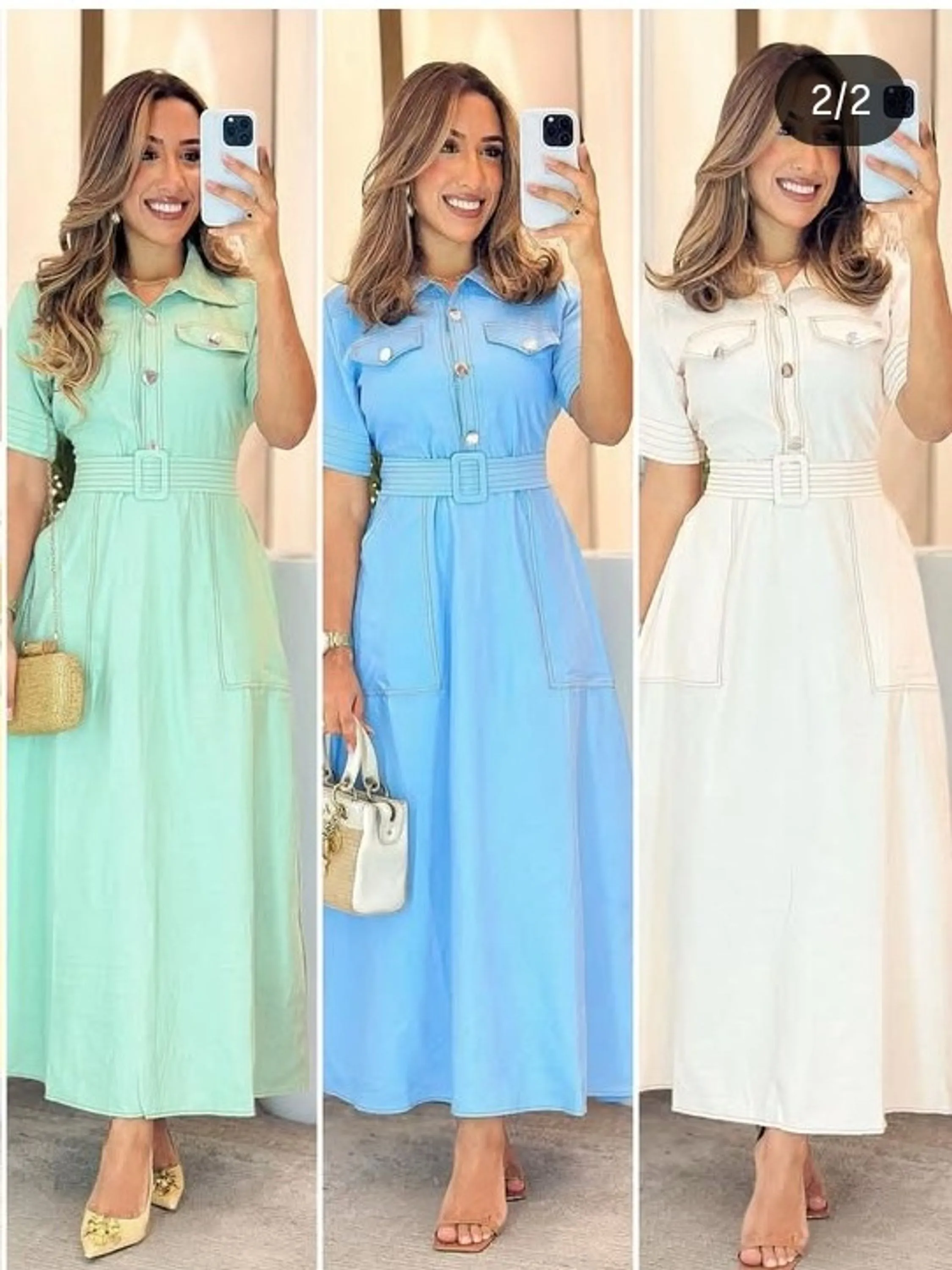 Vestido Midi feminino com bojo (14)