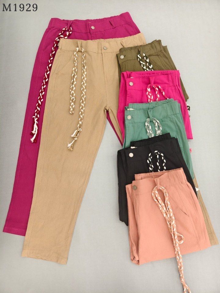 Calça feminina Plus size linho importada (168)