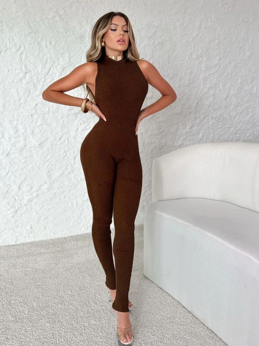 Macacão feminino sem bojo tamanho único (107)