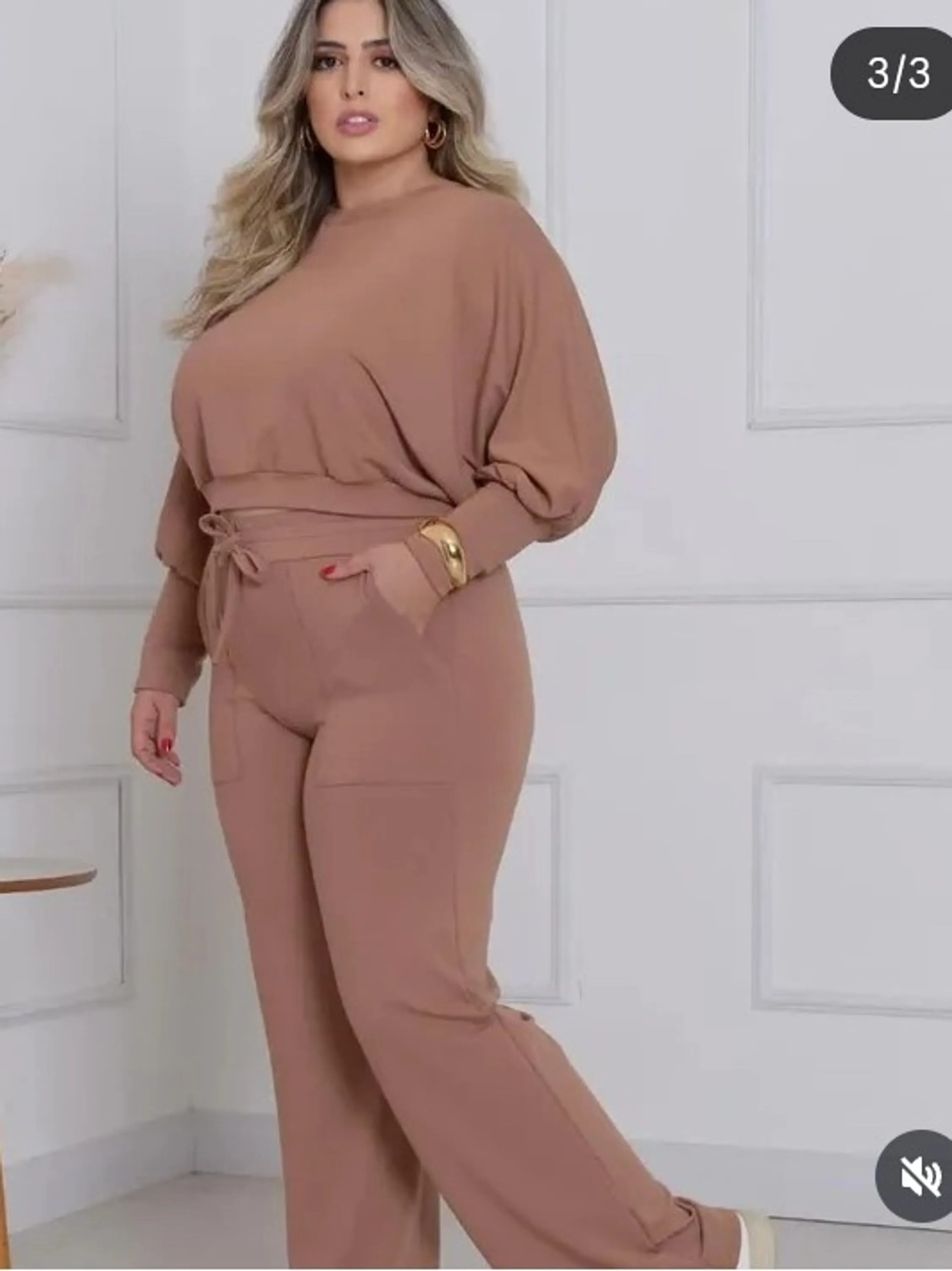 Conjunto feminino Plus size tamanho único (121)