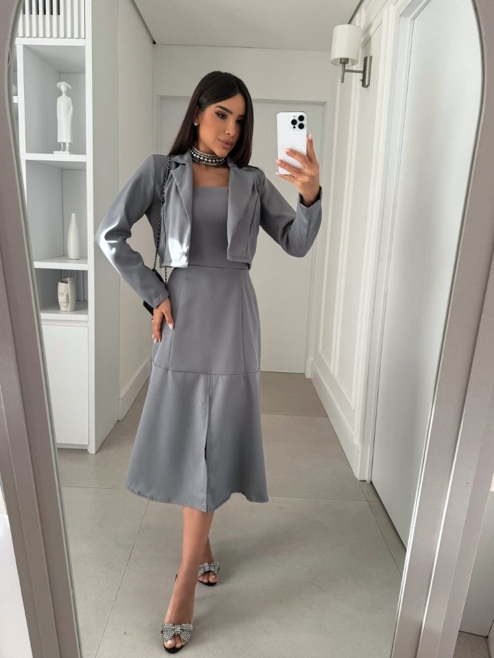 Vestido midi feminino com casaquuinho (02)