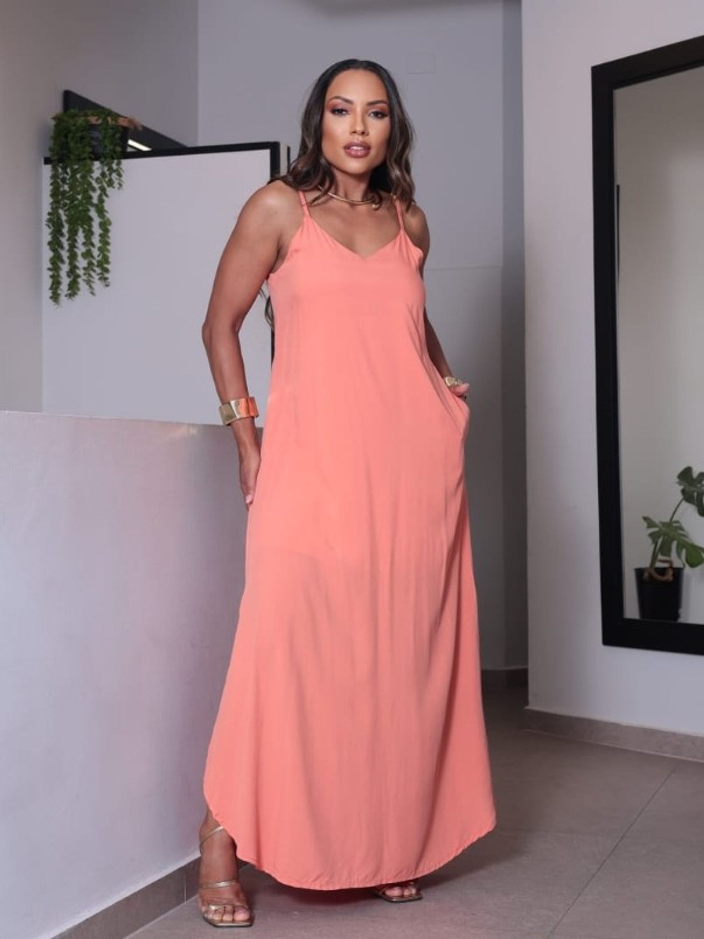 Vestido feminino com bolso lateral (127)