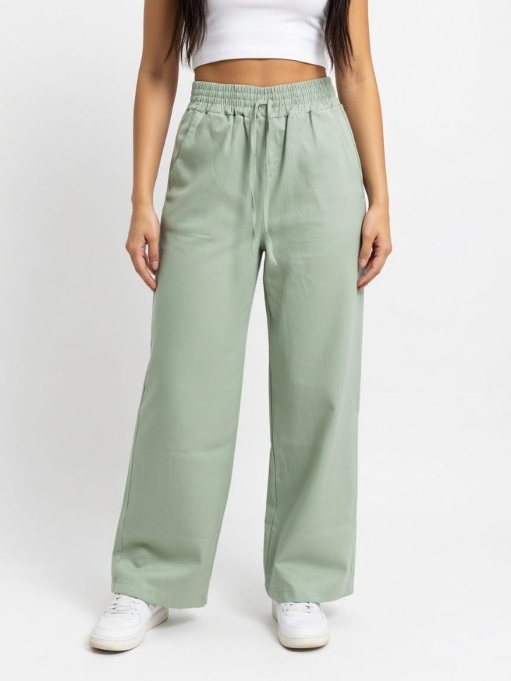 Calça Pantalona feminina sensorial linho (100)