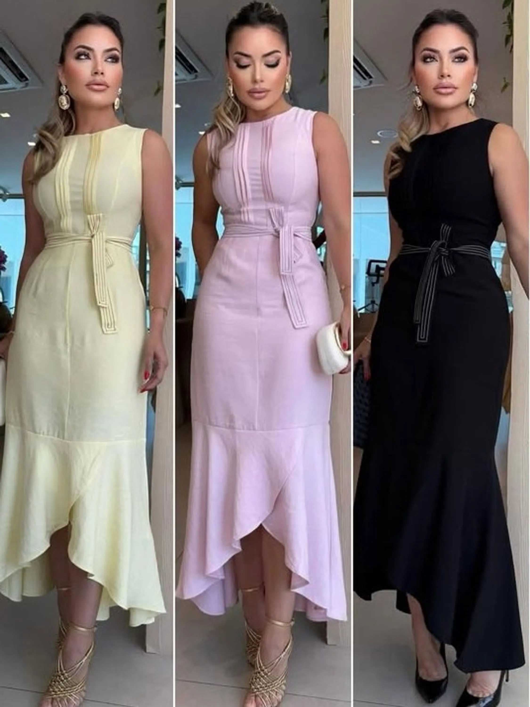 Vestido Midi feminino com bojo (14)