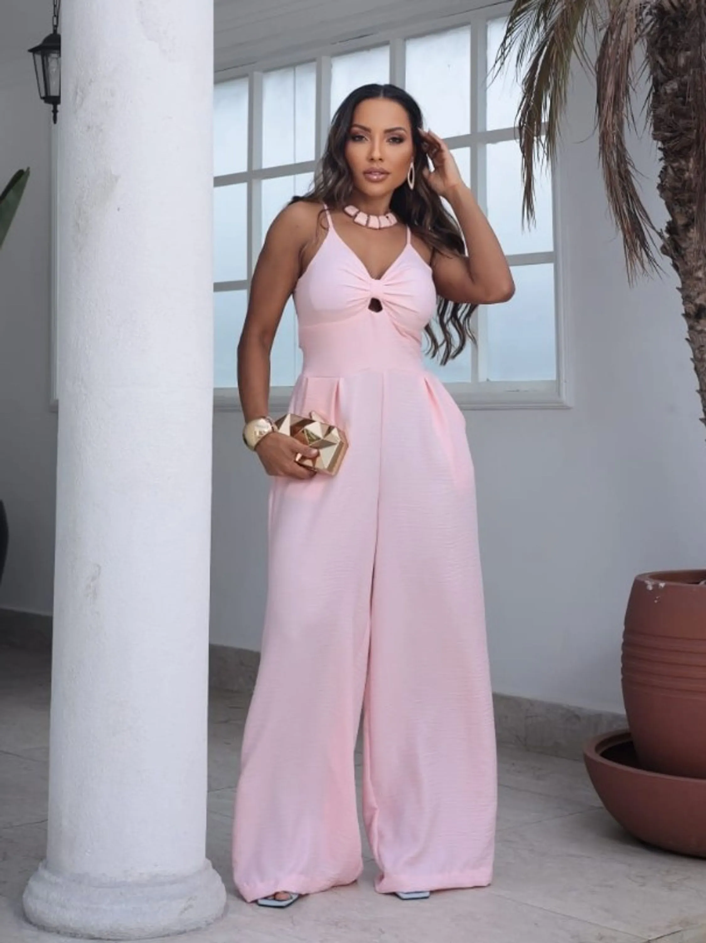 Macacão longo feminino com bojo (127)