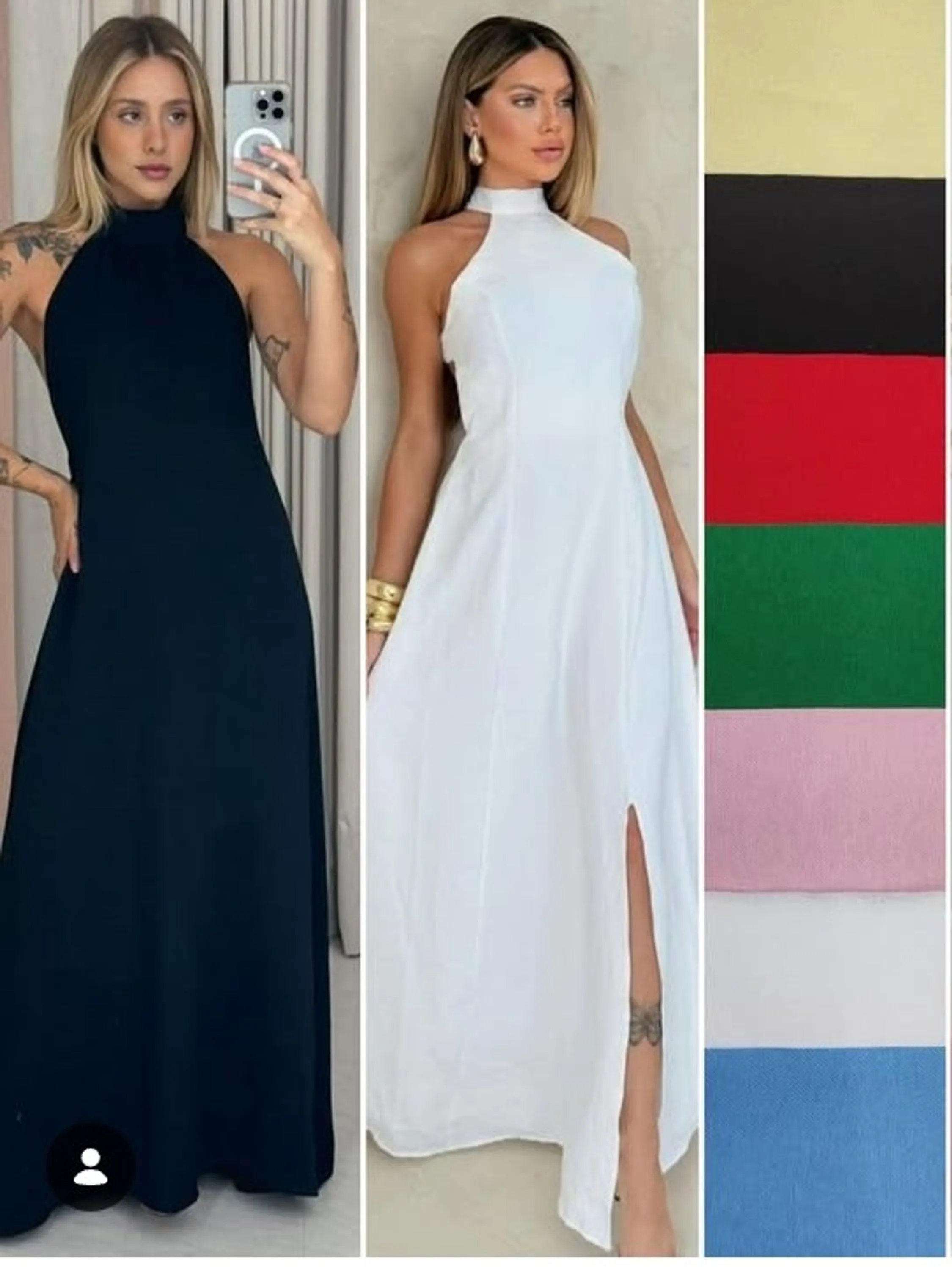 Vestido feminino com fenda e bojo (14)