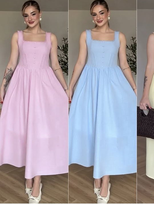 Vestido longo feminino com bojo (14)