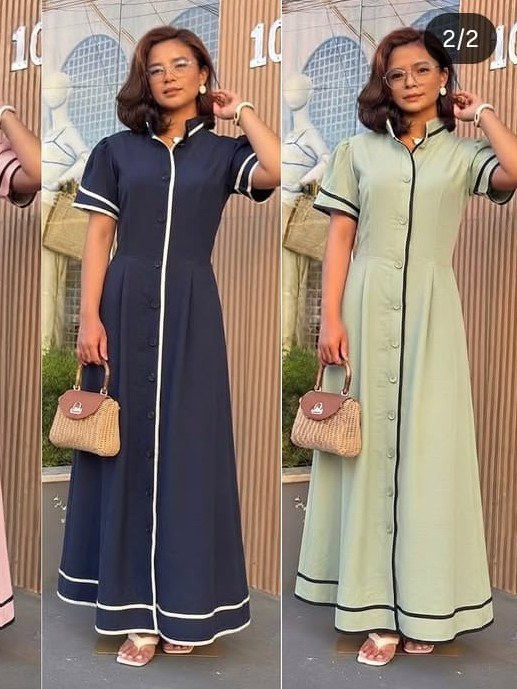 Vestido longo feminino tamanho único (14)