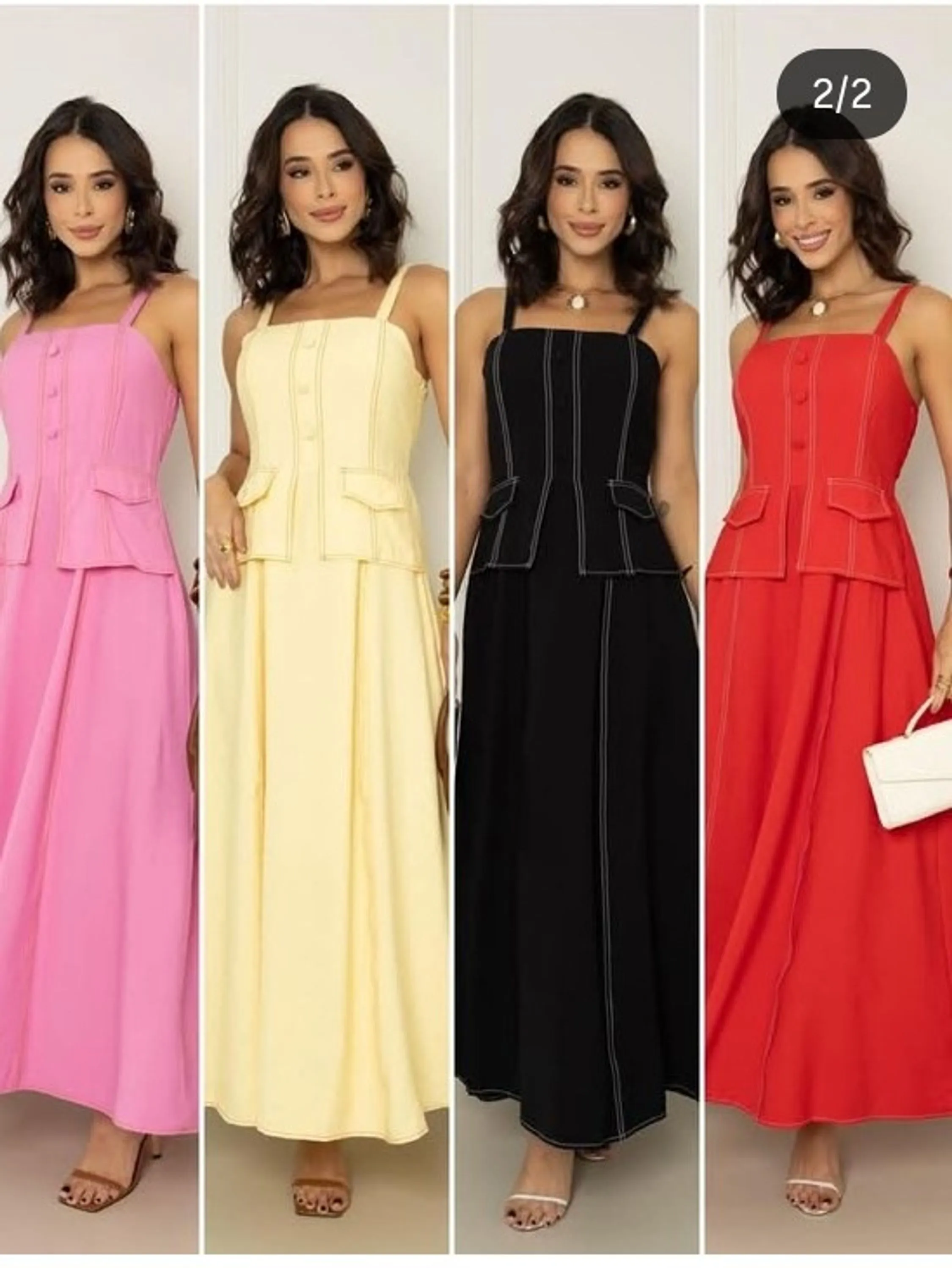 Vestido de alcinha com bojo feminino (14)