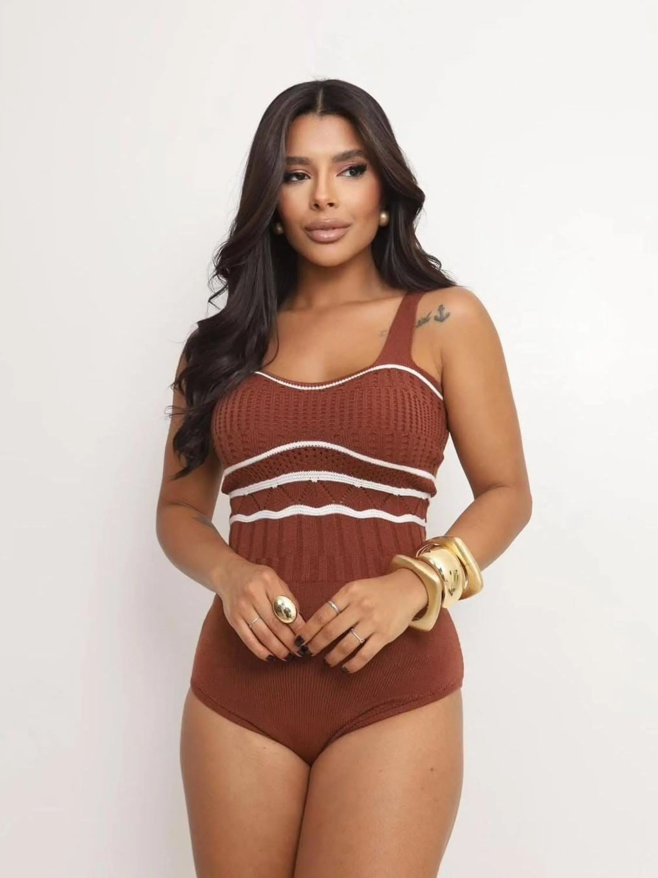 Body feminino tecido modal tamanho único