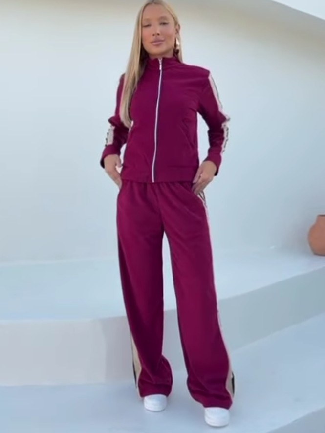 Conjunto feminino calça e blusa com zíper (14)