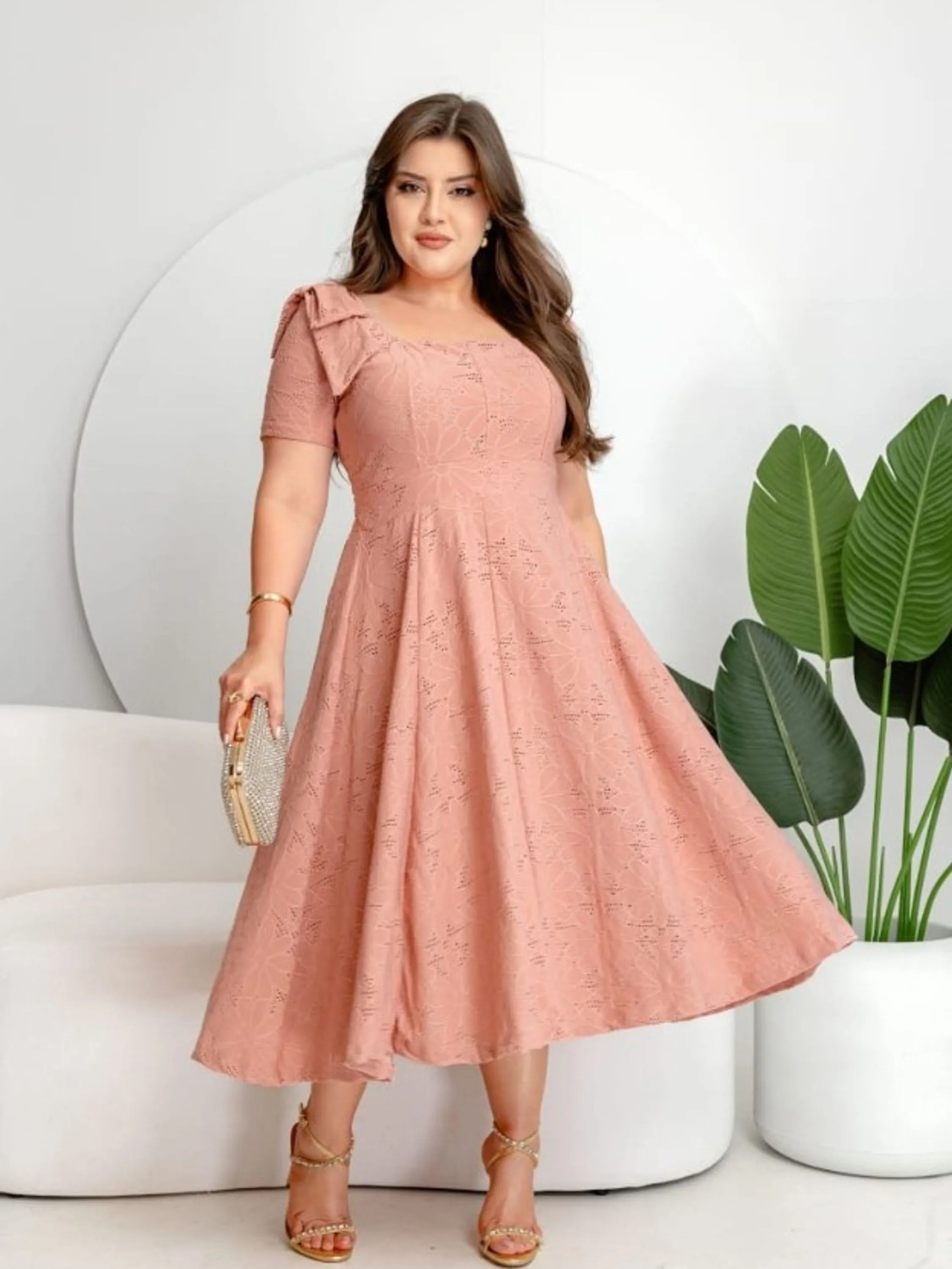 Vestido Midi de lese feminino (60)