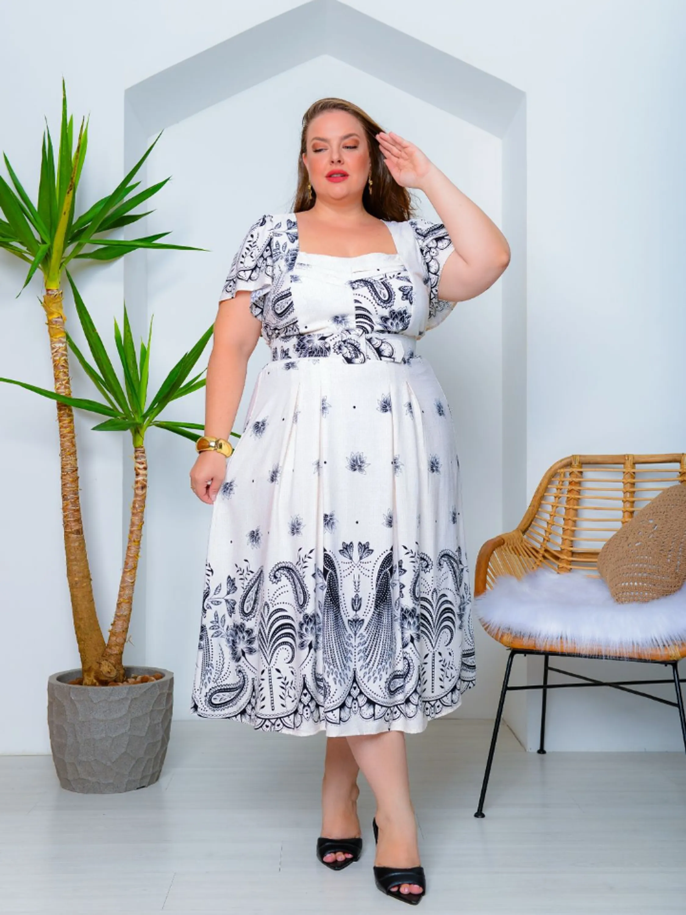 Vestido Plus size feminino (45)