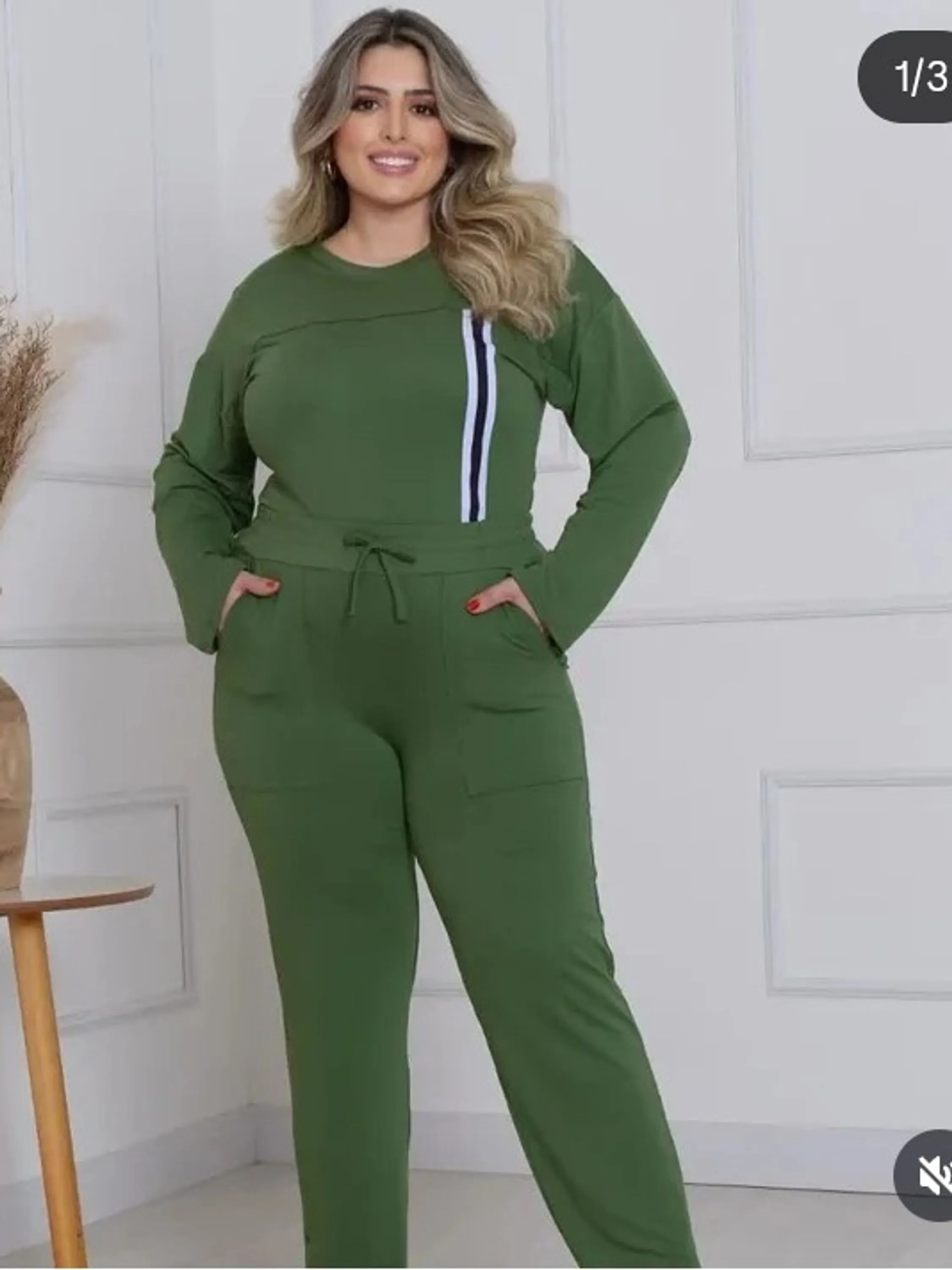Conjunto feminino Plus size tamanho único (121))