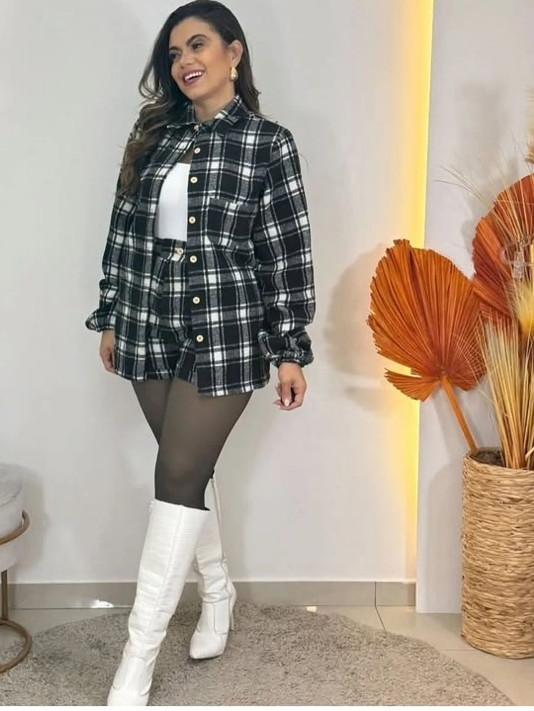 Conjunto 2 peças feminino shorts e camisão (14)
