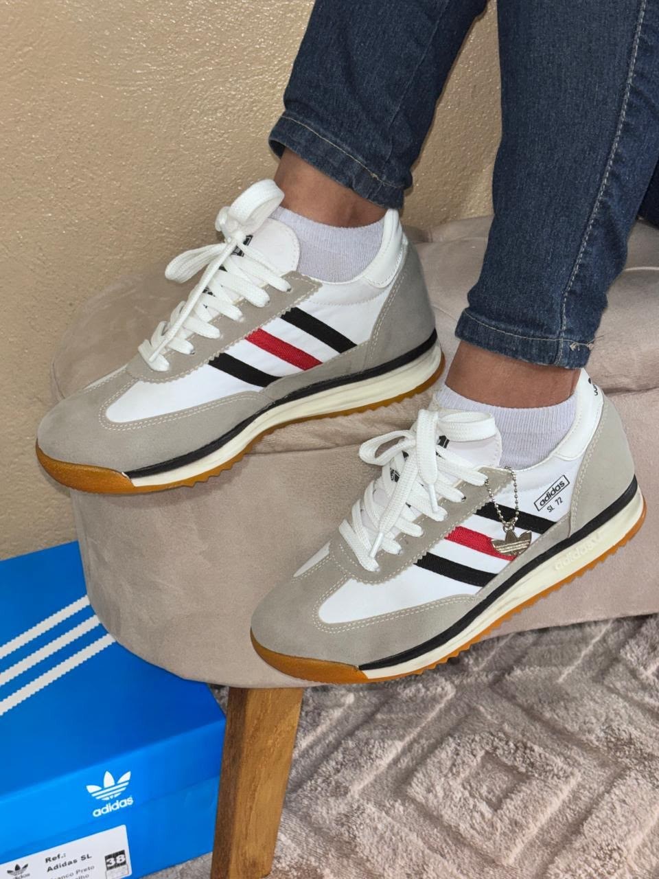 Tênis Adidas SL 72 linha Premium com caixa