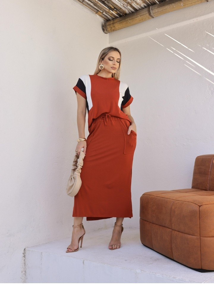 Conjufemininp saia midi e blusinha regata (53)
