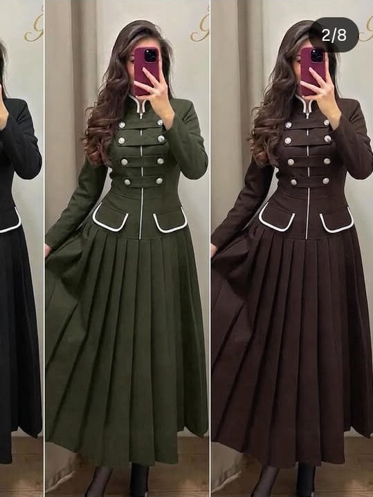 Vestido Midi feminino tecido sensorial Marrant (14)