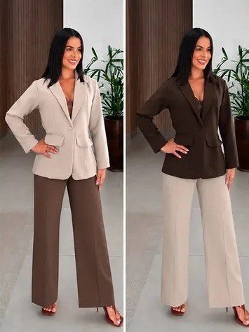 Casaco Blazer feminino bolso fake (22)