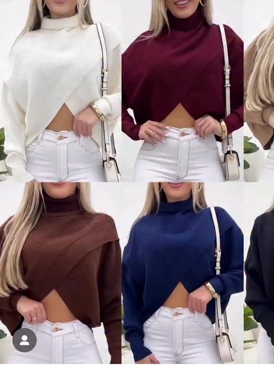 Blusinha cropped gola alta e manga longa (61)