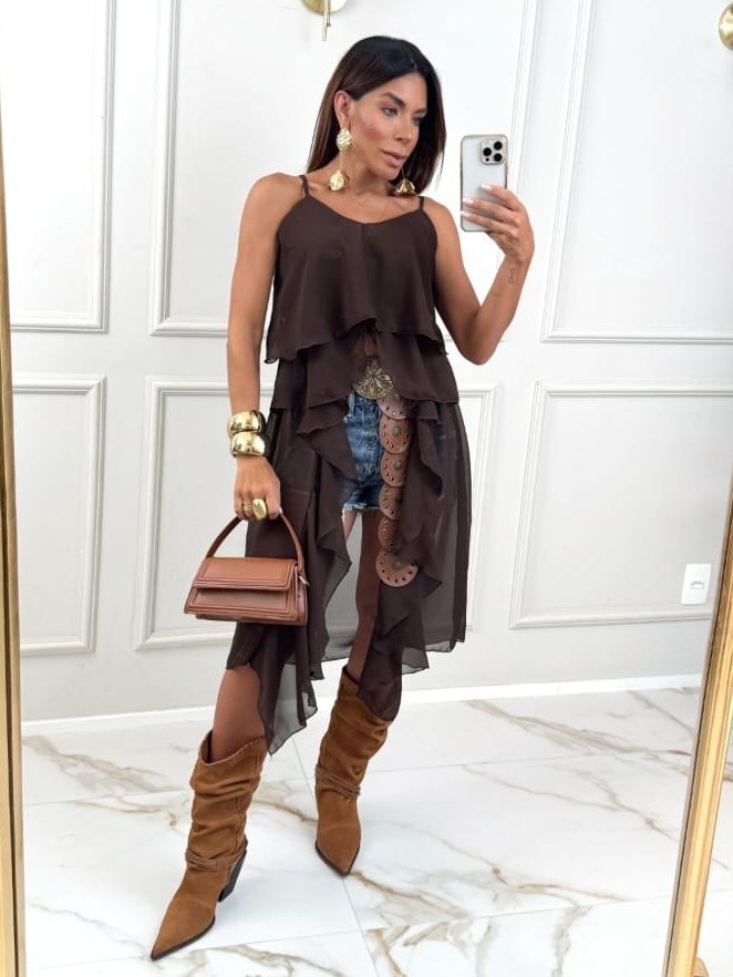 Bata Boho chic feminino tamanho único (66)