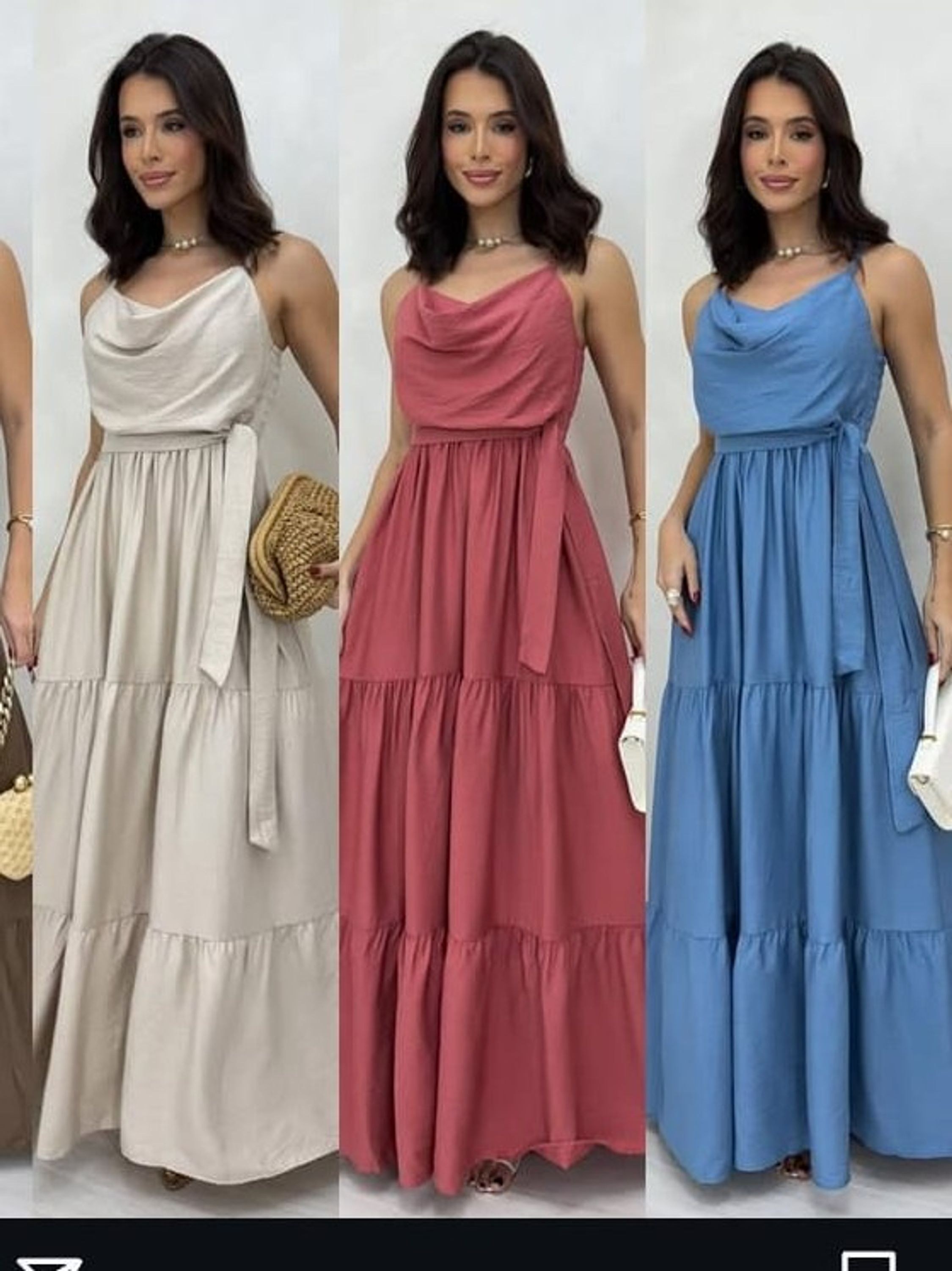 Vestido feminino longo tecido viscolinho (61)