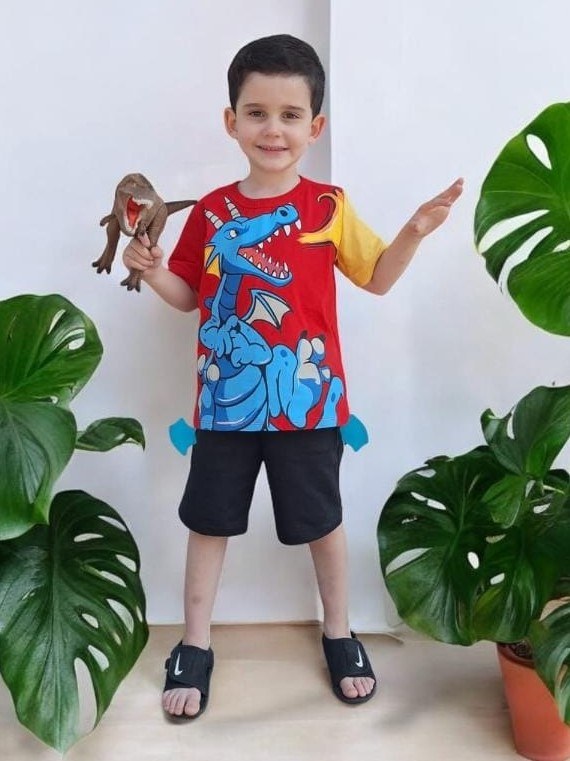 Conjunto masculino infantil Shorts e camiseta