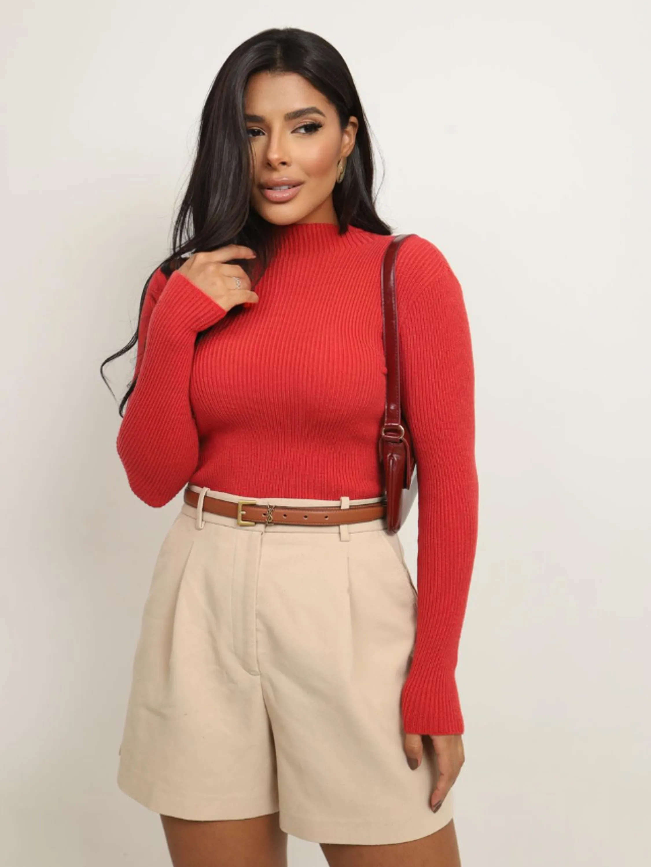 Blusa feminina tecido Modal tamanho único (107)