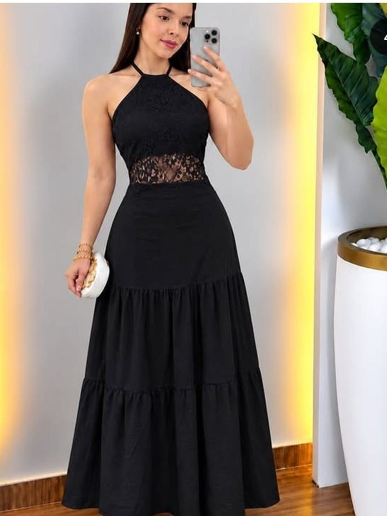 Vestido feminino longo com bojo (14)